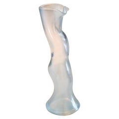 VENINI By Fulvio Bianconi Murano Women Torso Vase Soffiato Iridescent Art Glass