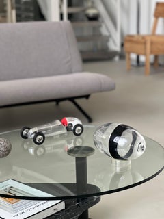 Venini by Pierre Cardin, big Murano Glass Sculpture, Egg Shaped, Italian 1960s