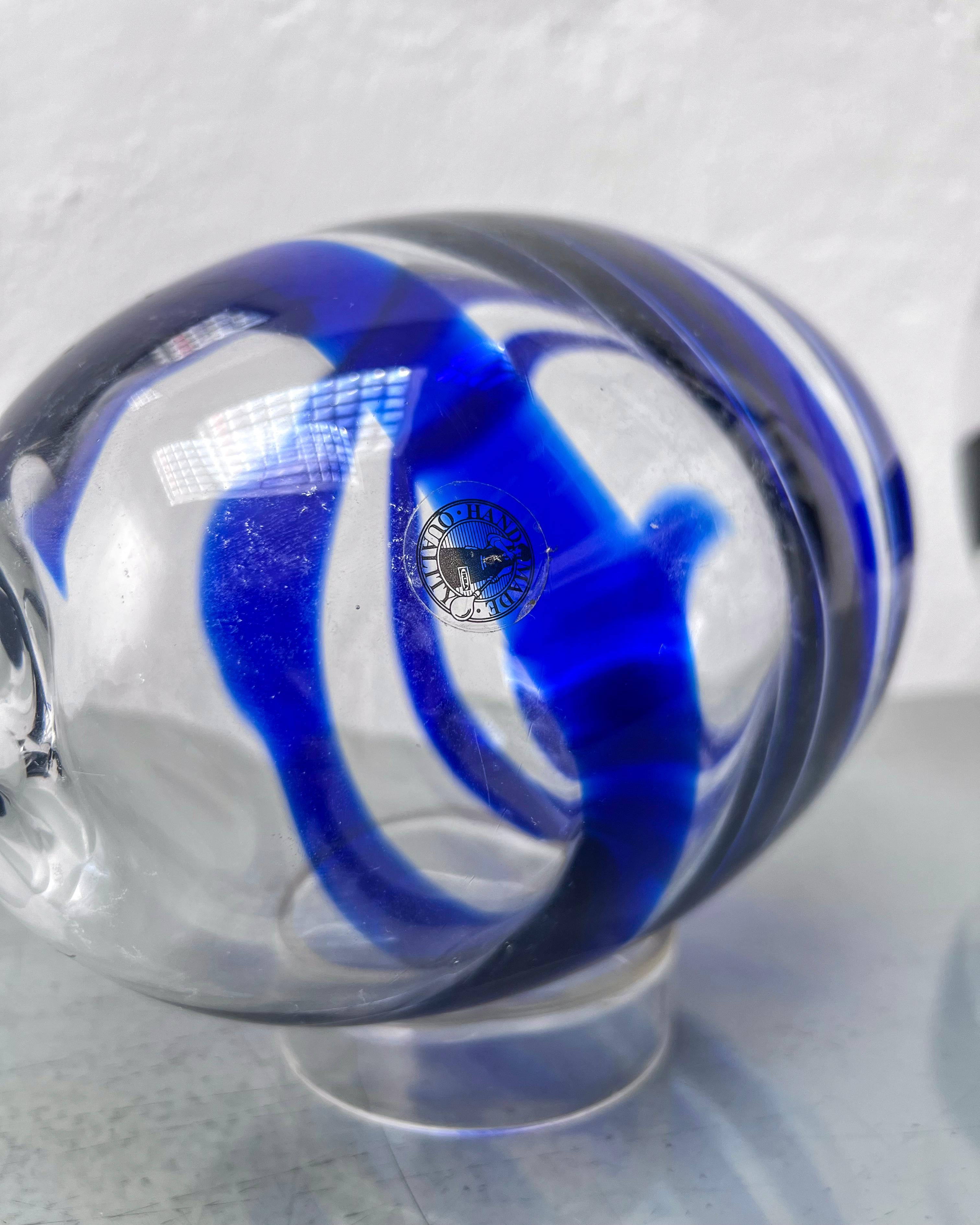 Venini by Pierre Cardin, big Murano Glass Sculpture, Egg Shaped, Italian 1960s For Sale at 1stDibs