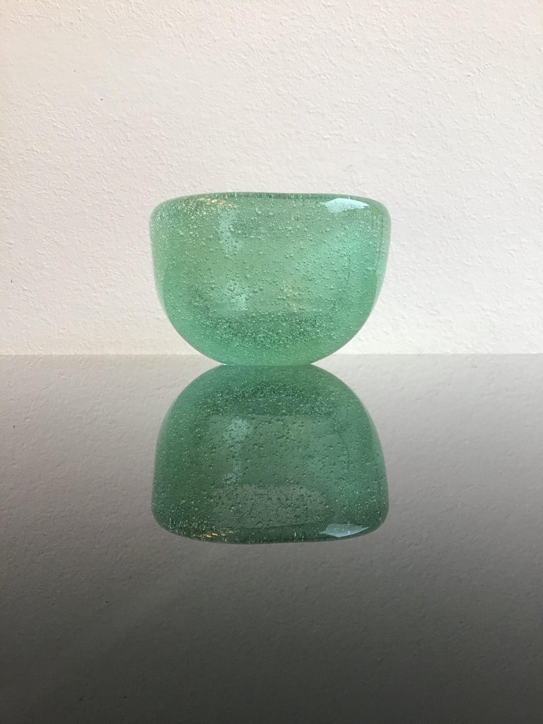 Italian Venini Carlo Scarpa “Ciottola“ Murano Glass, 1930, Italy For Sale