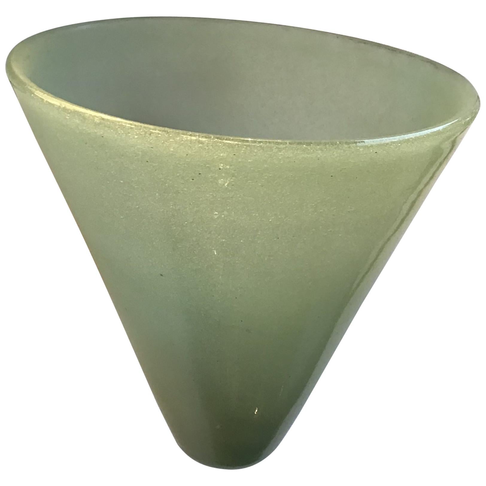 Venini Carlo Scarpa Wandleuchter aus Muranoglas und verkupfertem Messing, 1930, Italien