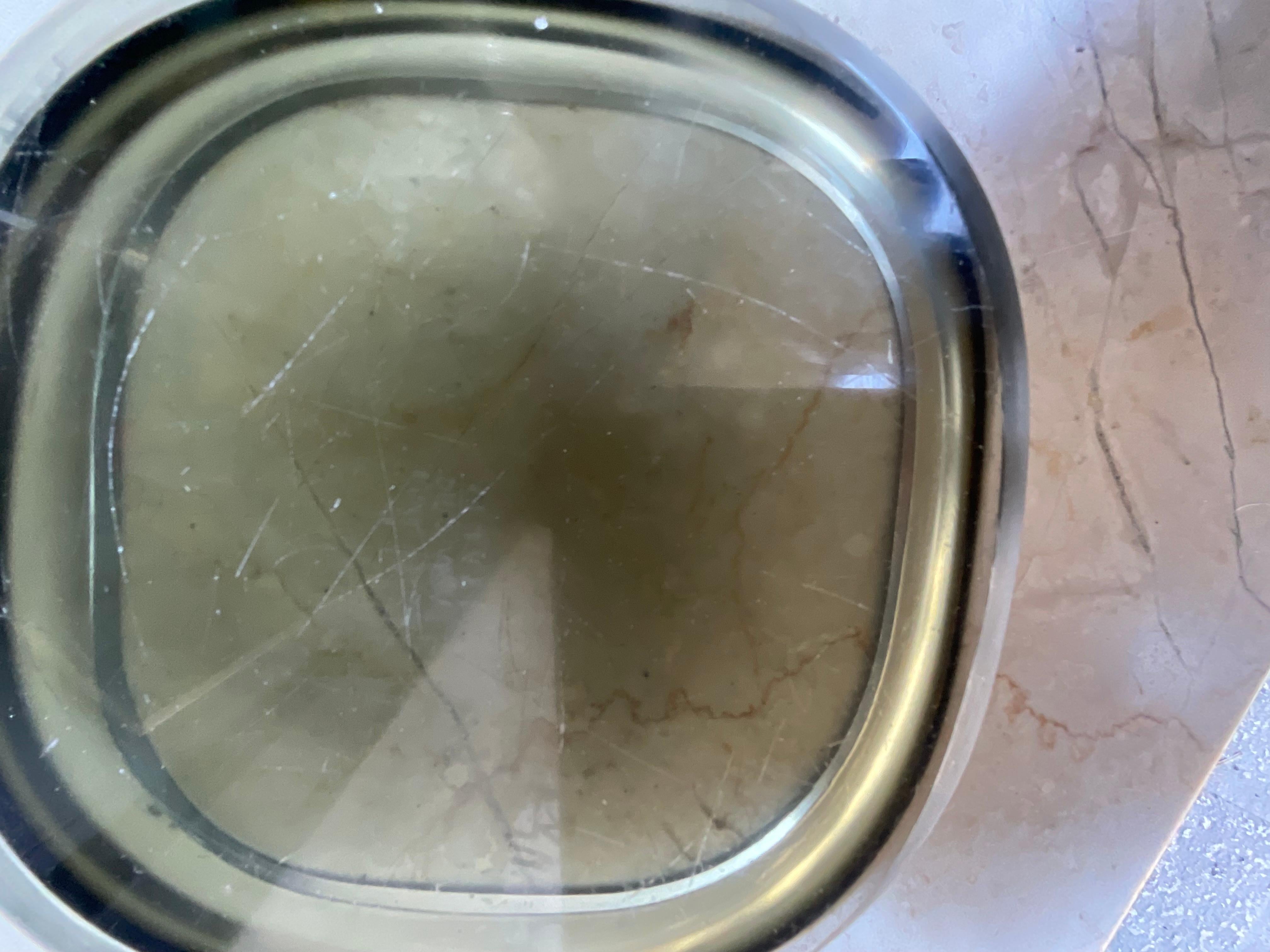 VENINI - CARLO SCARPA - Geschmiedetes Glas - signiert auf Säure . im Angebot 3