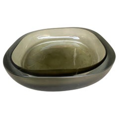 VENINI - CARLO SCARPA - Wrought glass - signed at acid .