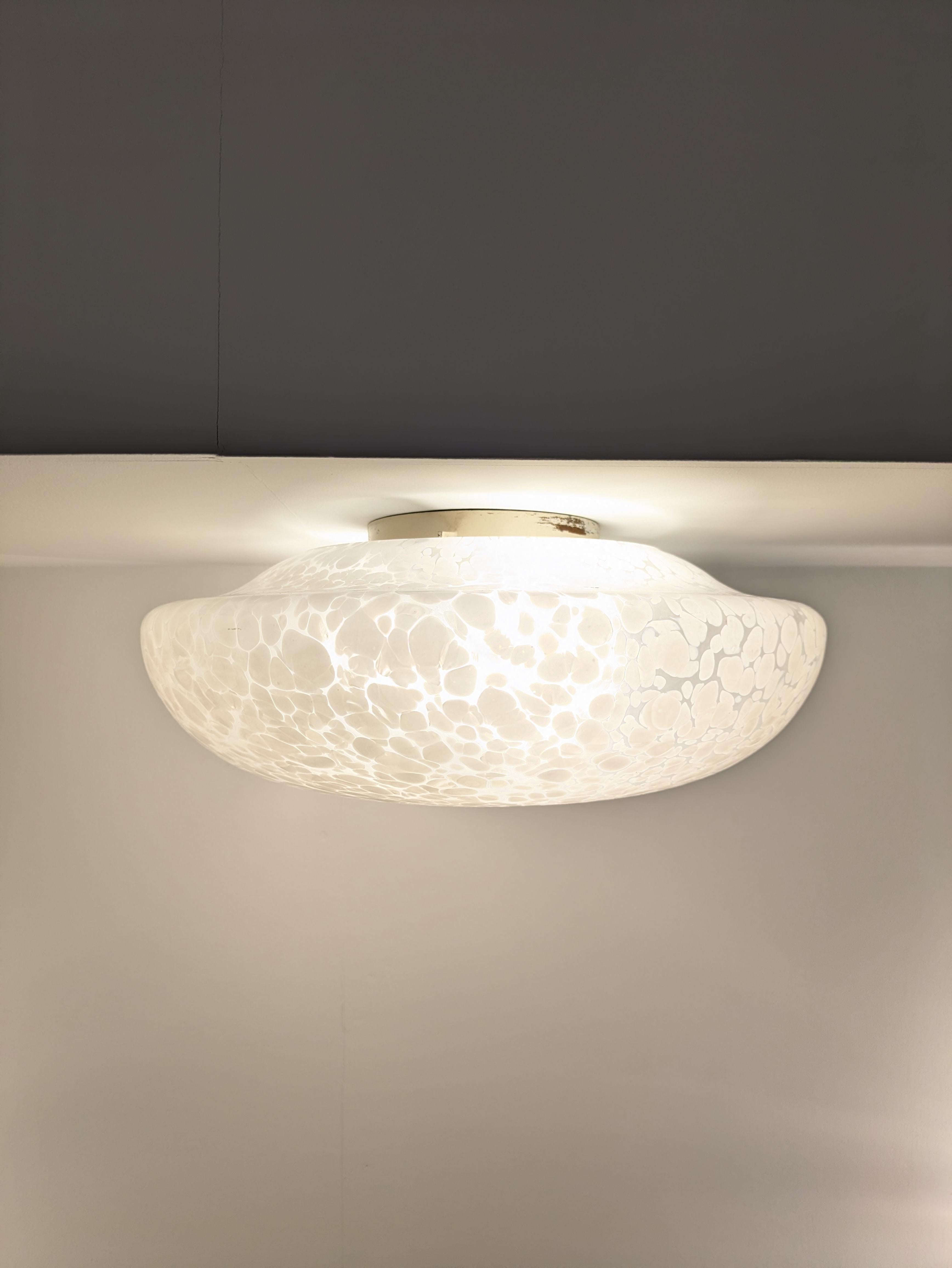 Venini Deckenfluter, italienisch 1960 Murano Glas 5