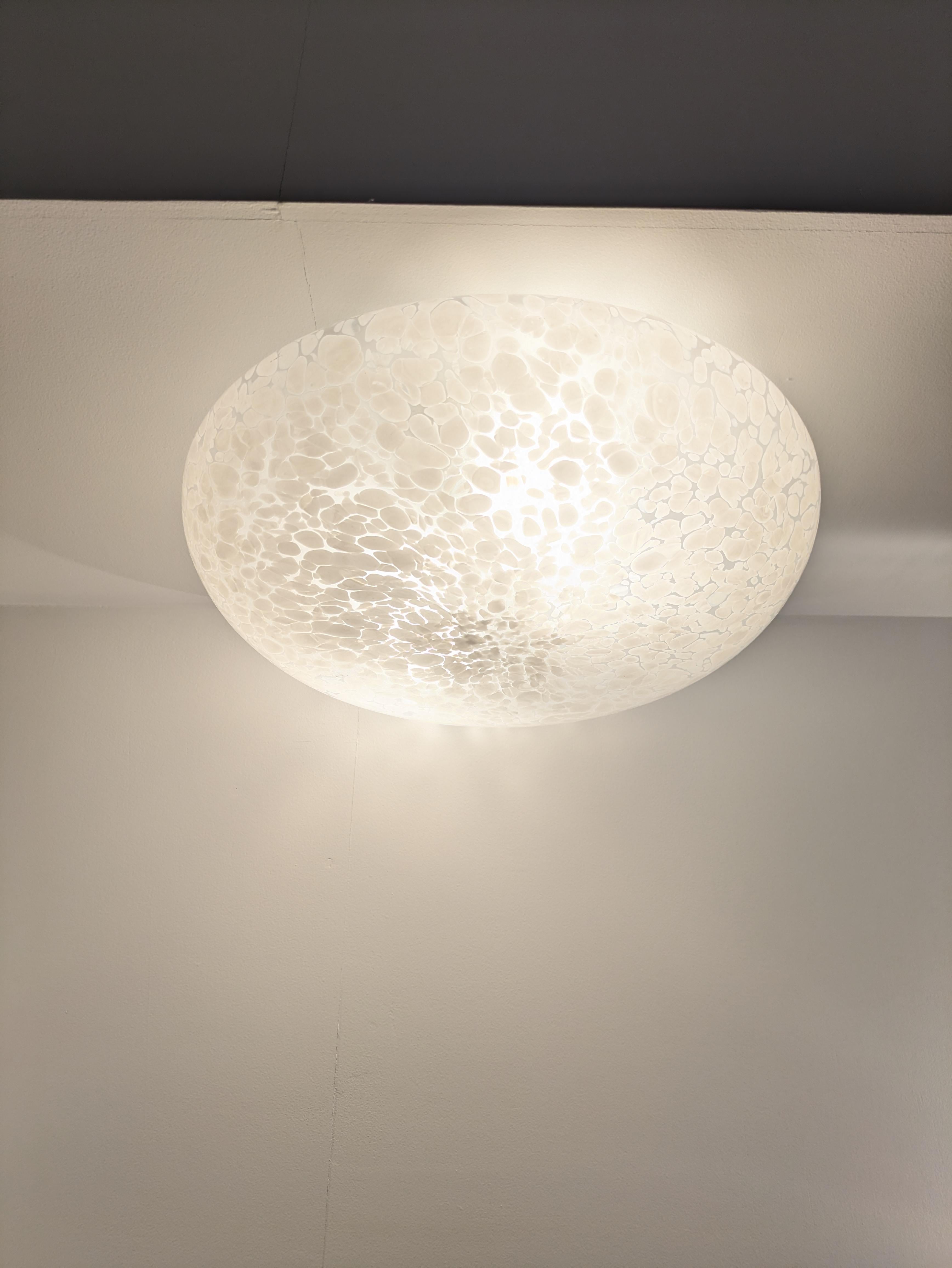 Venini Deckenfluter, italienisch 1960 Murano Glas 6