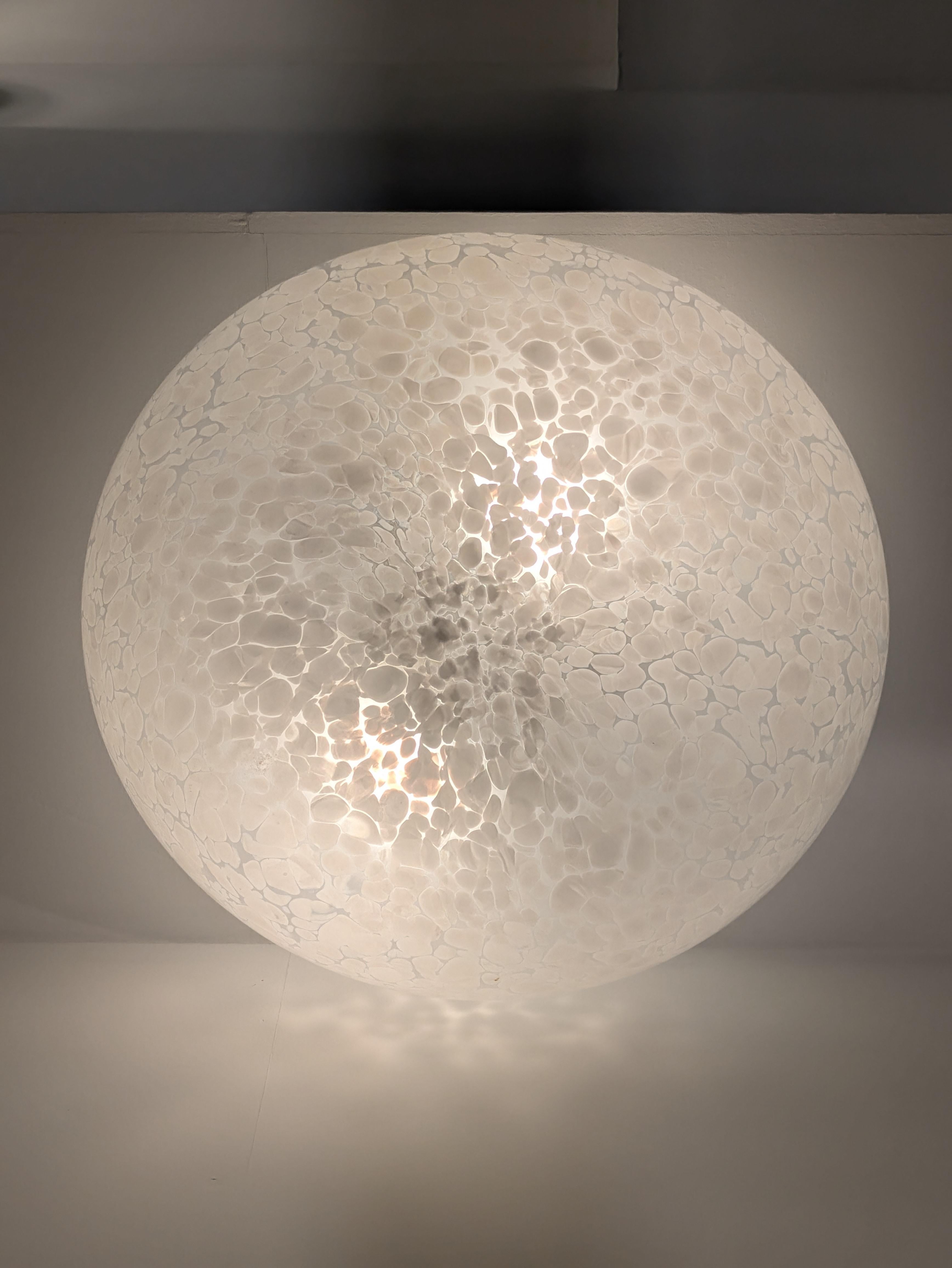 Venini Deckenfluter, italienisch 1960 Murano Glas 11