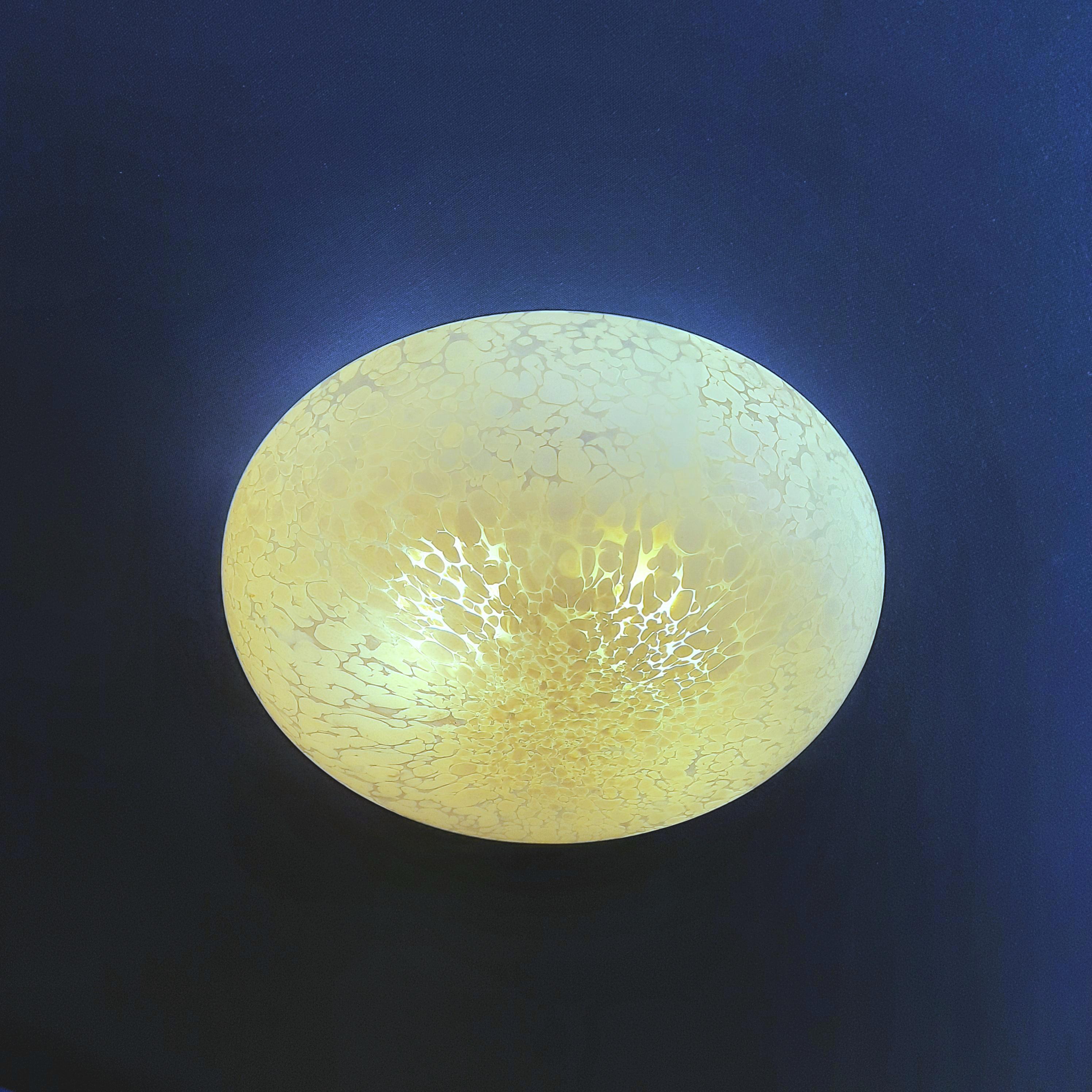 Mid-20th Century Venini Ceiling Flush mount, italian 1960 Murano glass For Sale