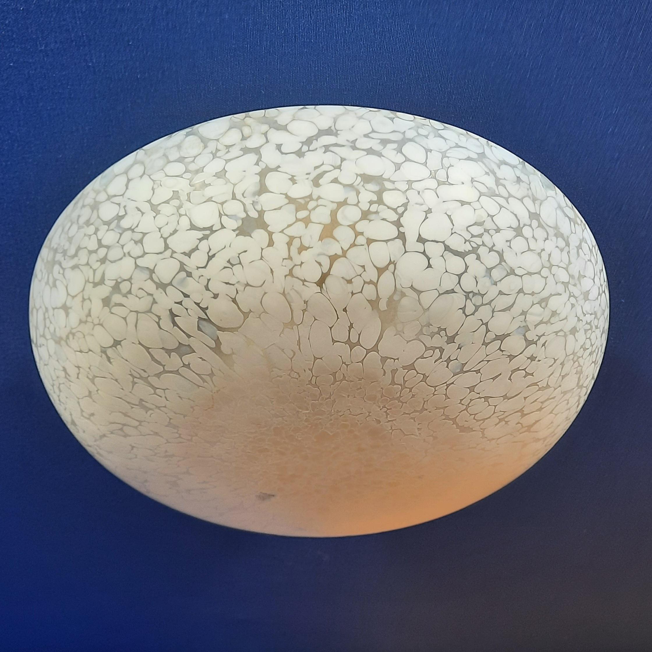 Venini Deckenfluter, italienisch 1960 Murano Glas 1