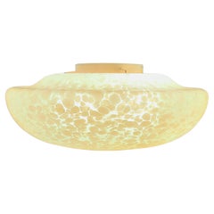 Retro Venini Ceiling Flush mount, italian 1960 Murano glass