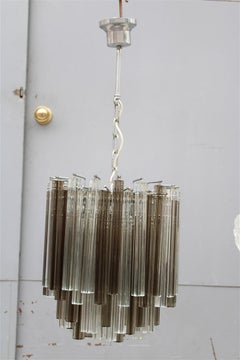 Venini Ceiling Lamp Italian Design 1960 Murano Glass Parts