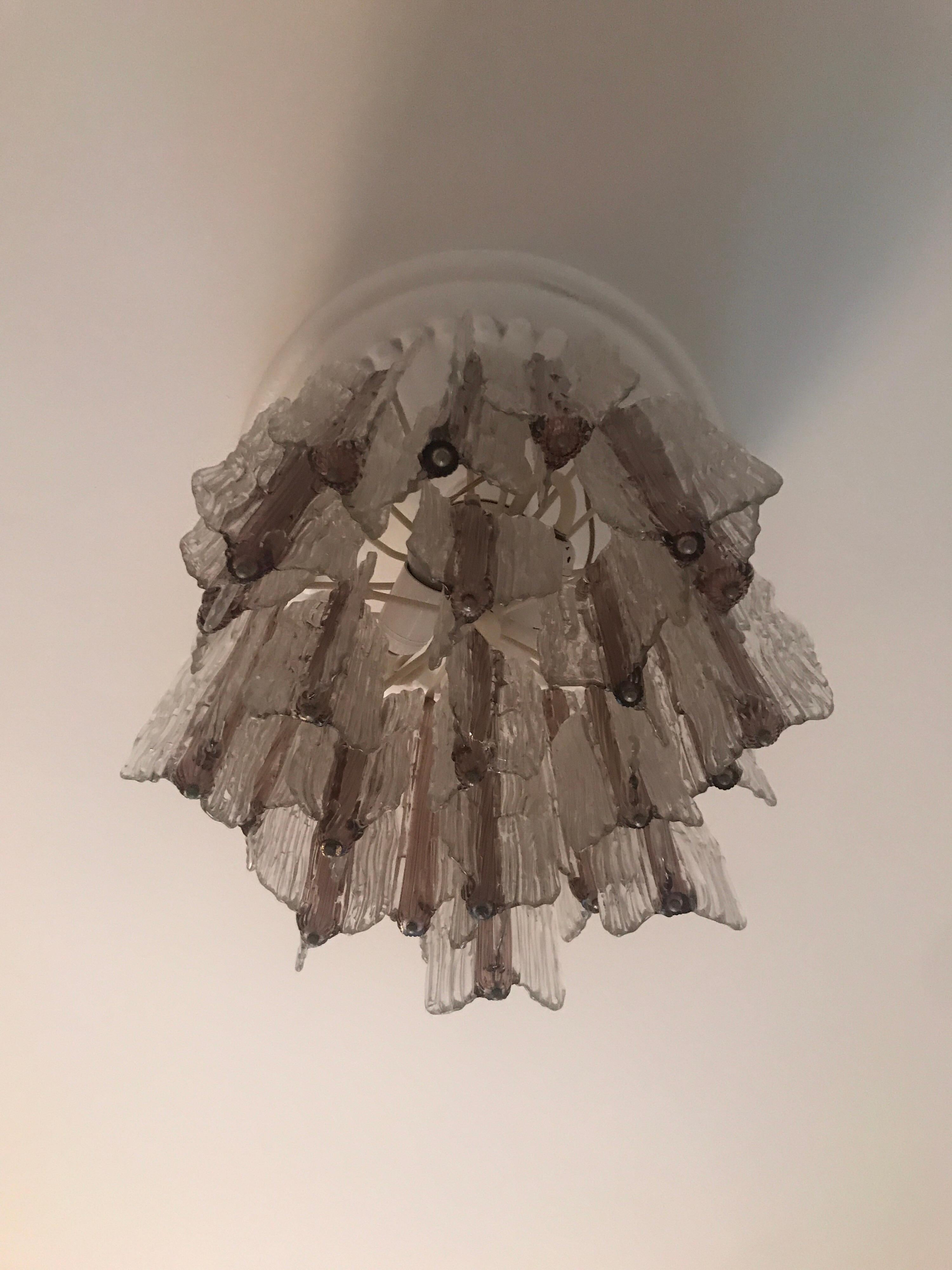 Venini Ceiling Lamp, Italy, 1960s In Good Condition For Sale In Copenhagen, DK