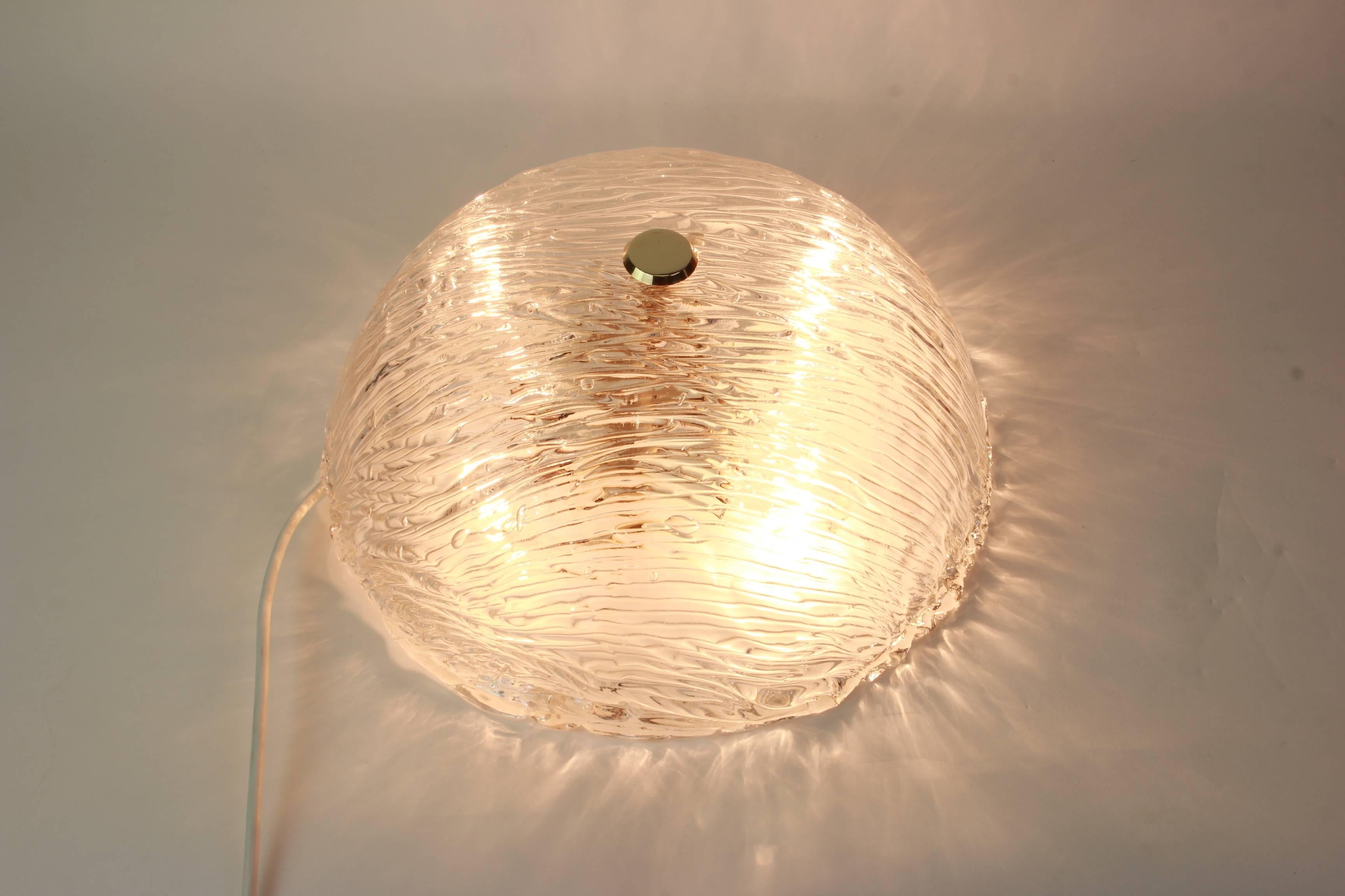 Venini Ceiling Lights Attributed to Carlo Scarpa for Venini, 1950s In Good Condition In Aachen, NRW