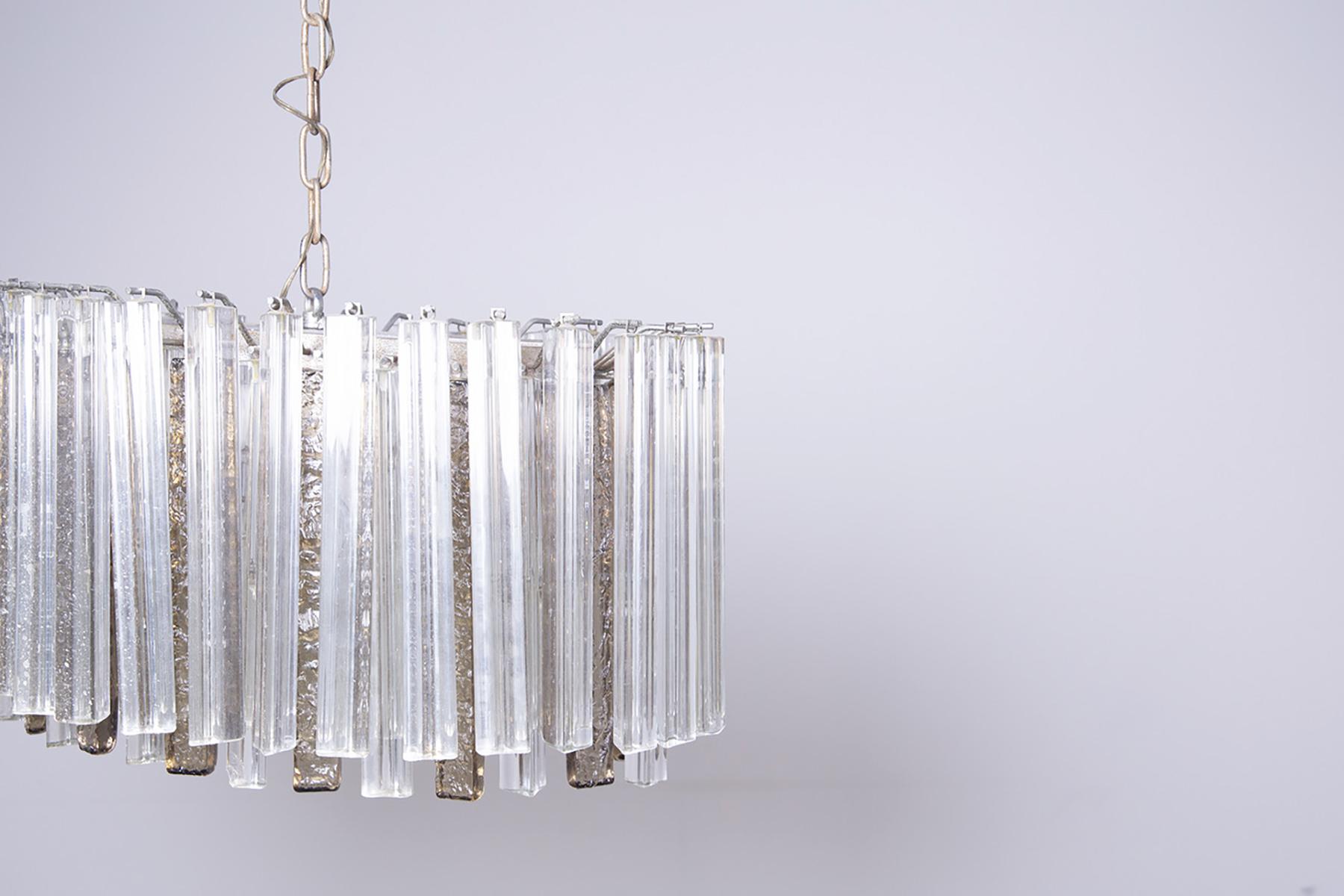 Venini Chandelier in Murano Glass, 1950s In Good Condition In Milano, IT