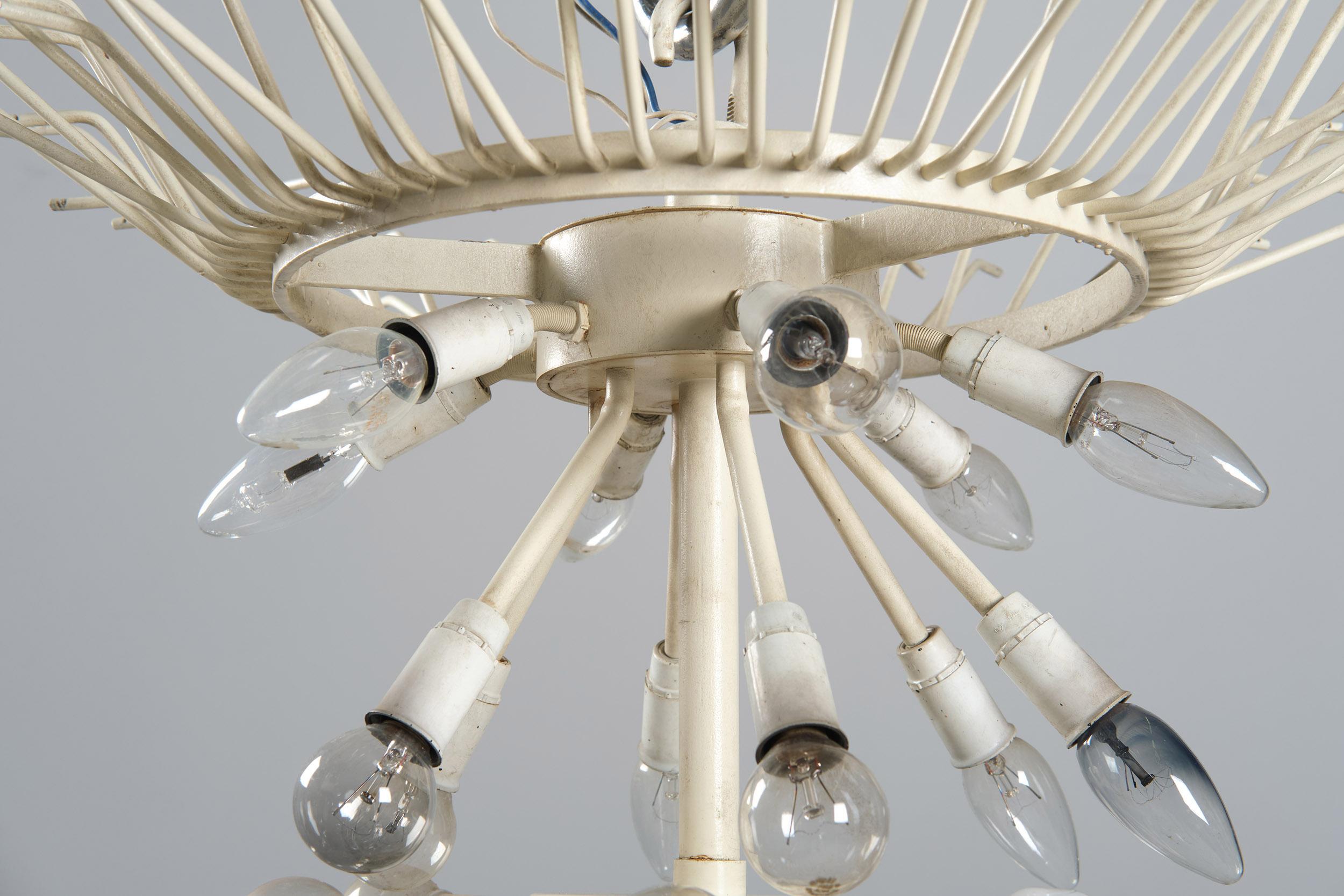 Venini Chandelier in Murano Glass, 1960, Italy For Sale 8