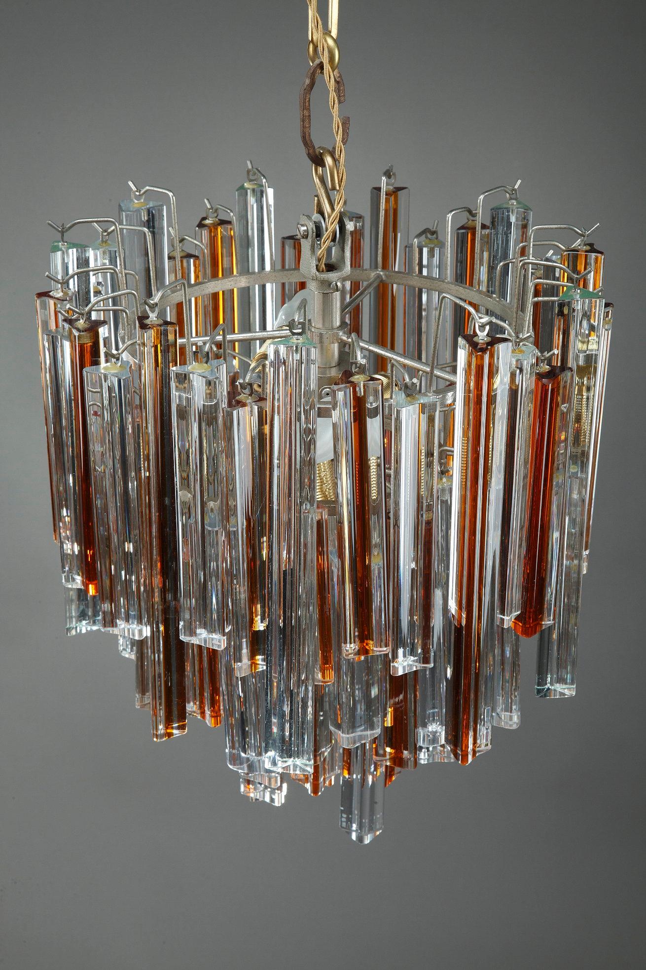 Venini Chandelier in Murano Glass In Good Condition In Paris, FR