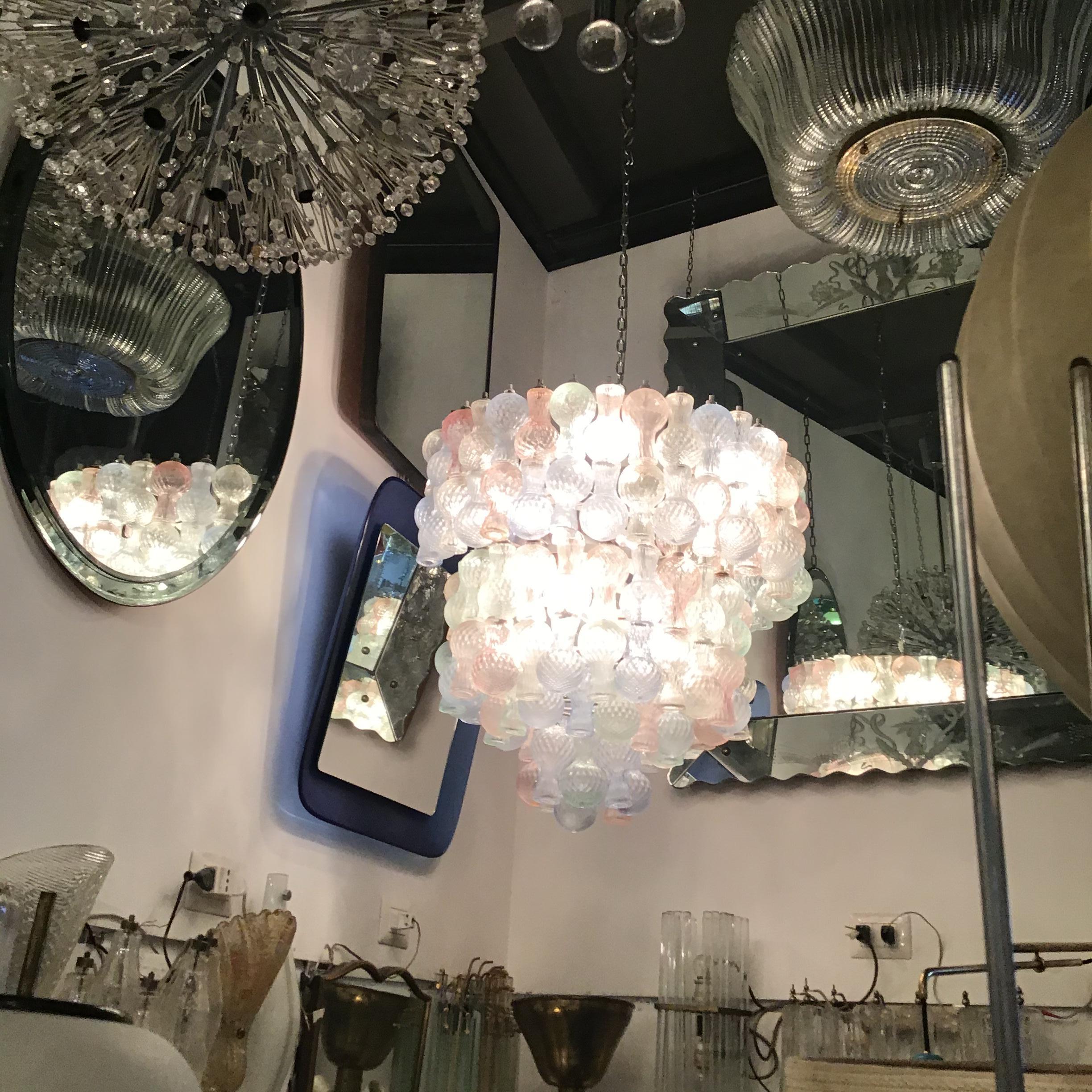 VENINI Araña de cristal de Murano Hierro 1950 Italia en venta 3