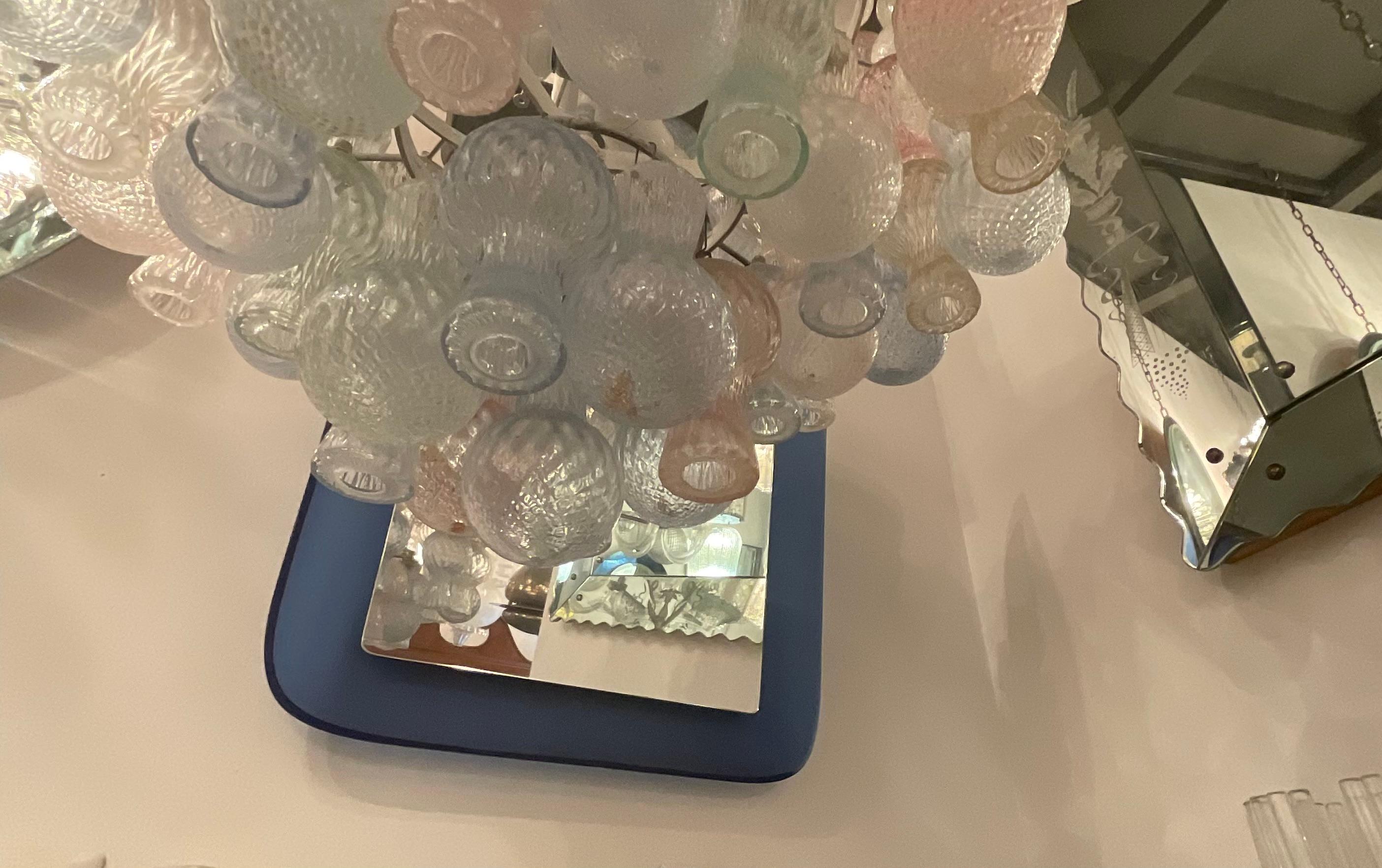Venini Lustre Murano Verre Fer 1950 Italie en vente 6