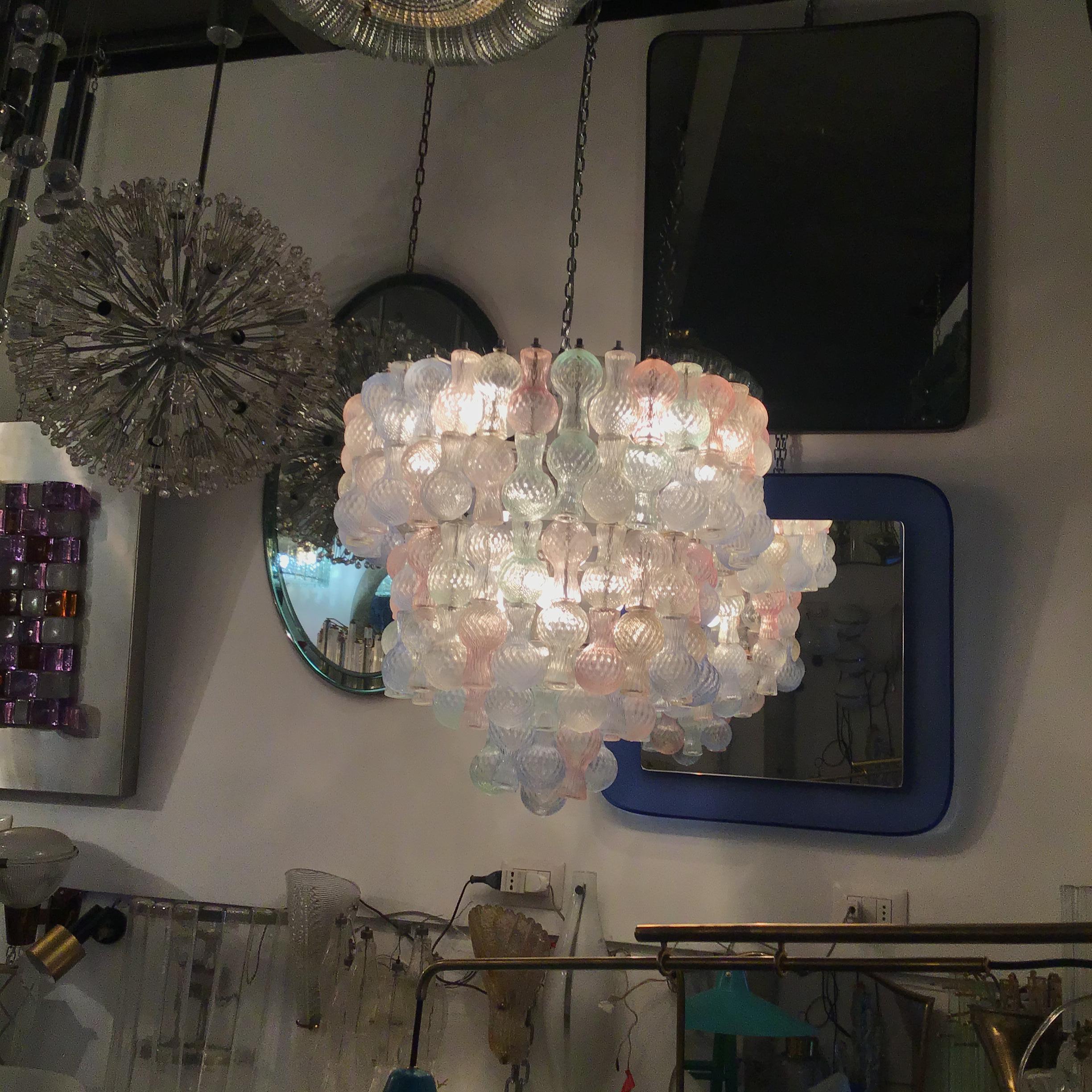 VENINI Araña de cristal de Murano Hierro 1950 Italia en venta 8