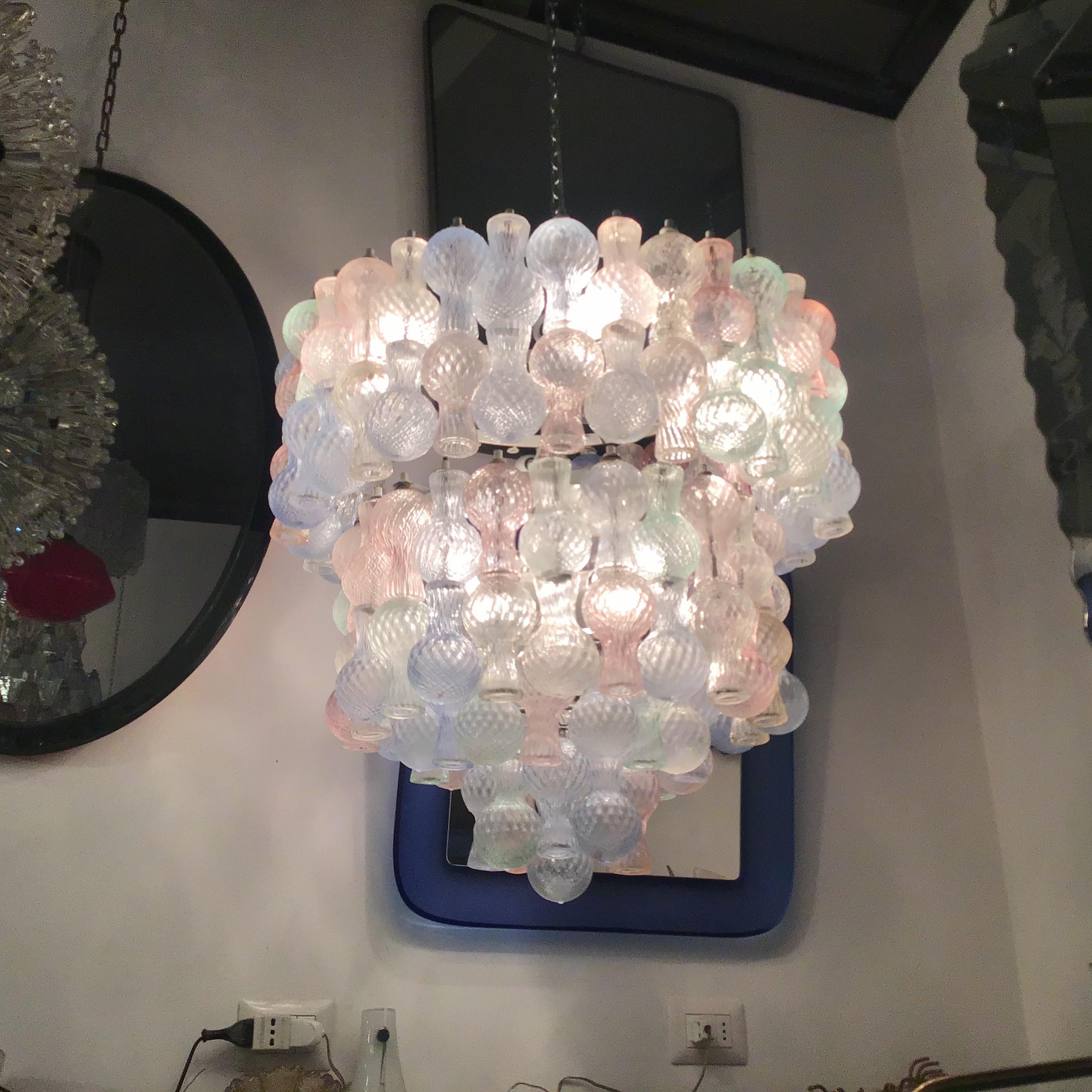 VENINI Araña de cristal de Murano Hierro 1950 Italia en venta 9