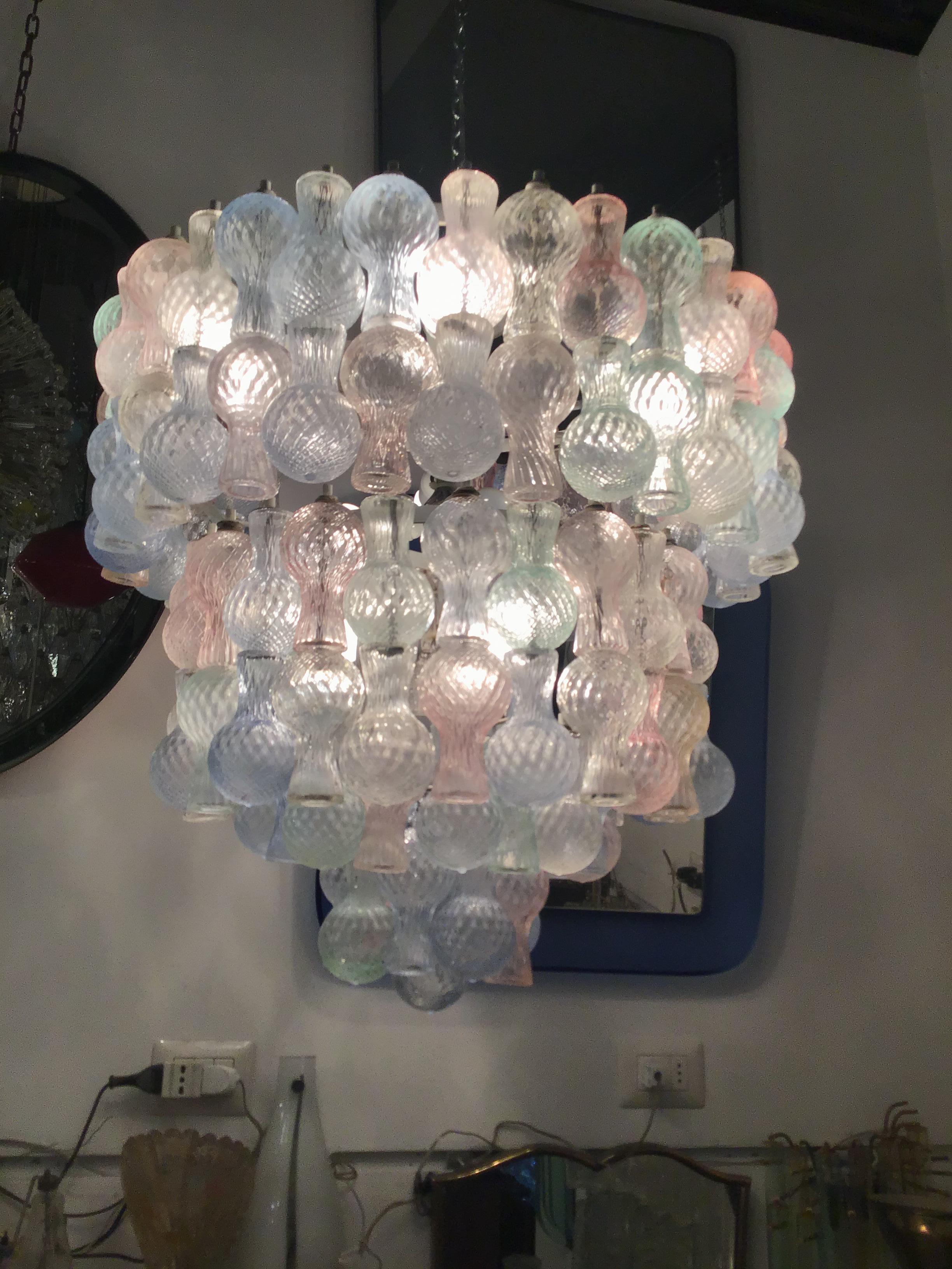 VENINI Araña de cristal de Murano Hierro 1950 Italia en venta 11