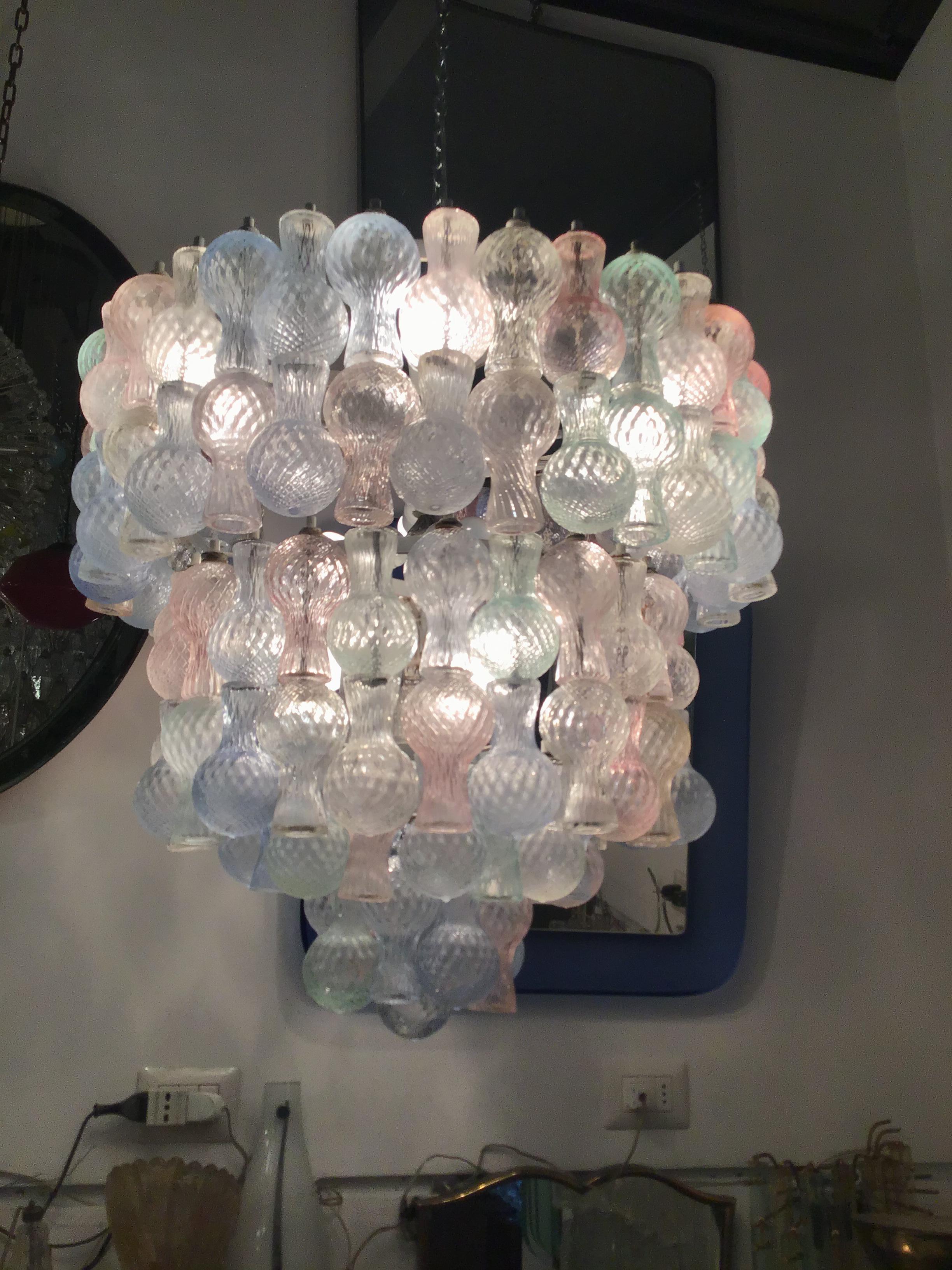 VENINI Araña de cristal de Murano Hierro 1950 Italia en venta 12