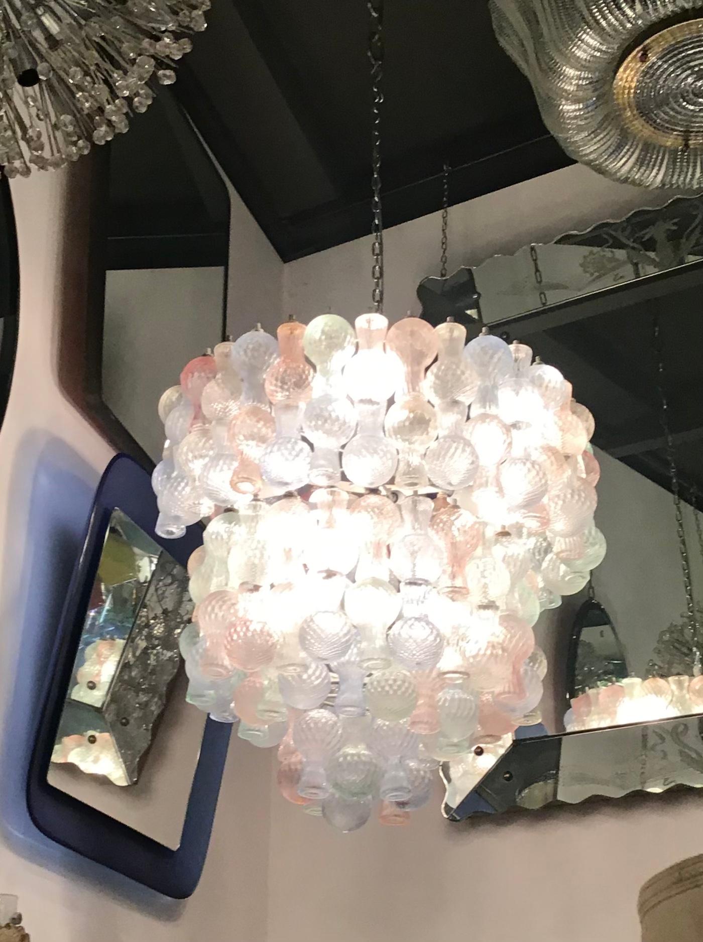 VENINI Araña de cristal de Murano Hierro 1950 Italia en venta 1