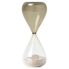 Venini Hourglass 420.06 Glass Hourglass, Snow & Crystal - Damiani