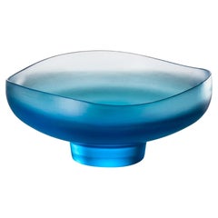 Venini Coppa 516.12 Acquamare Murano Glass Bowl Tobia Scarpa - Damiani