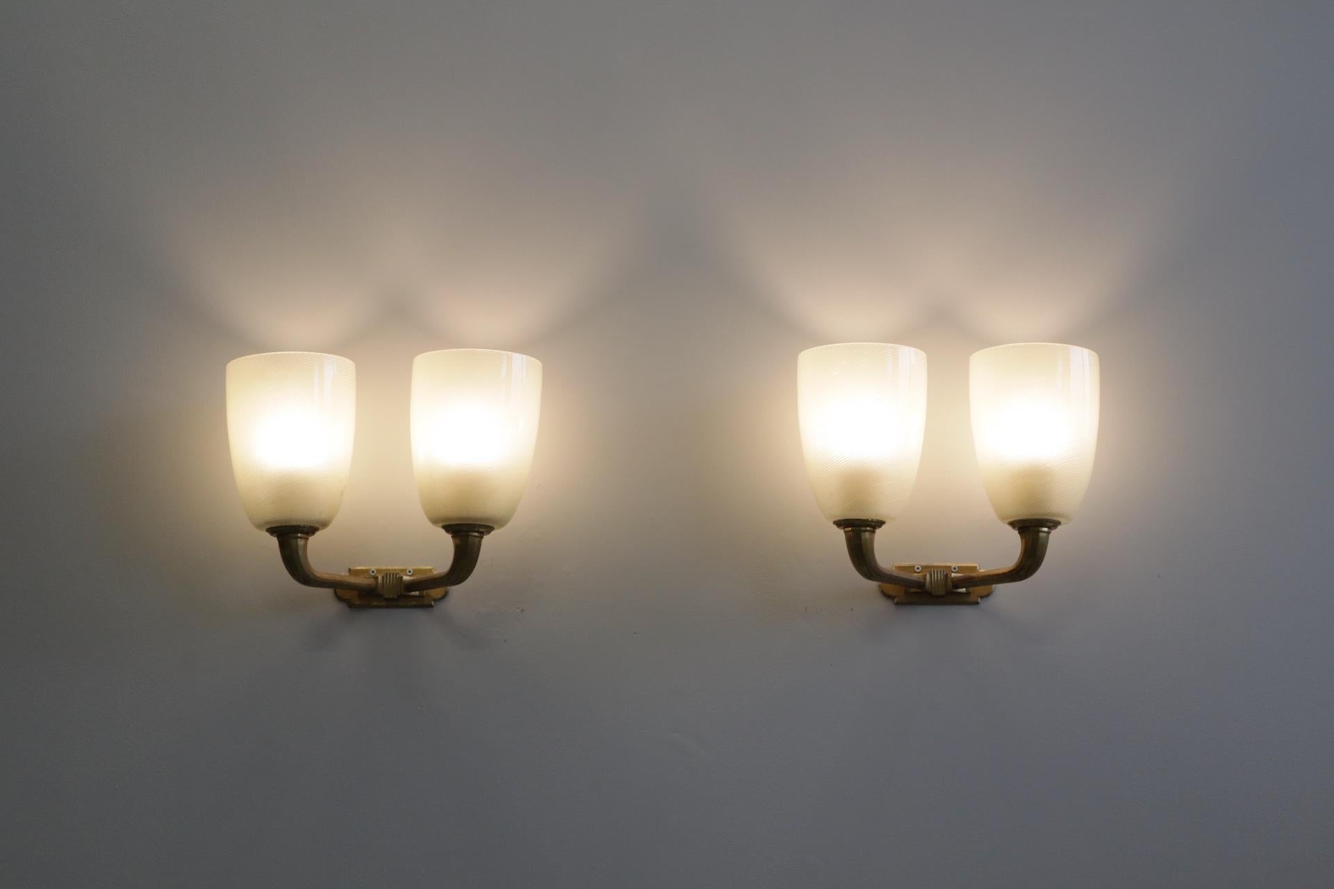 VENINI Coppia di lampade da parete 4