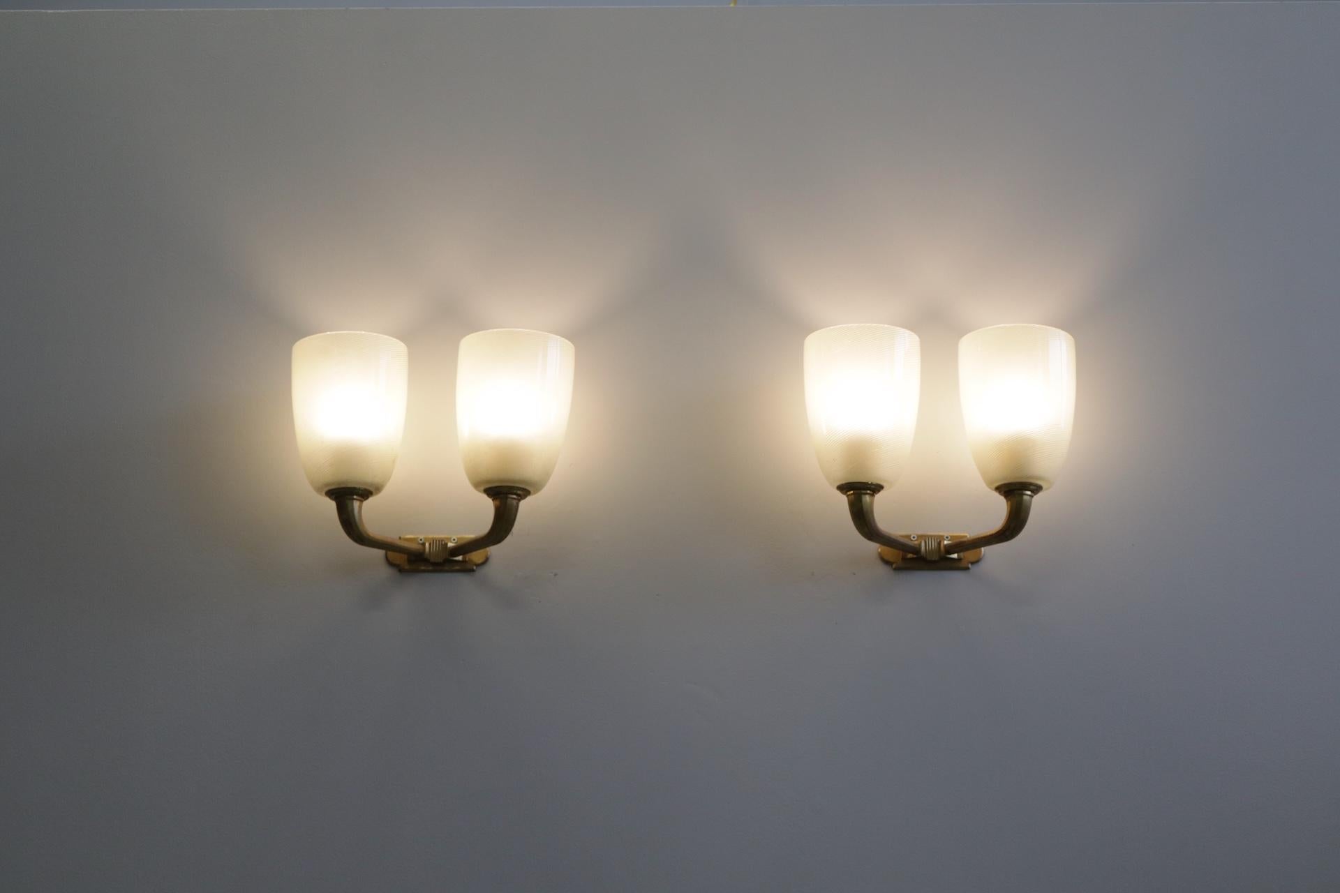 VENINI Coppia di lampade da parete 5