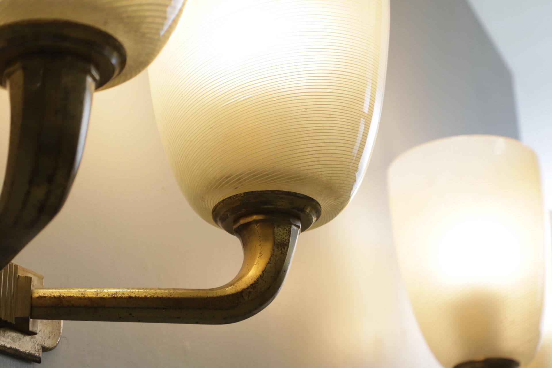 VENINI Coppia di lampade da parete 10
