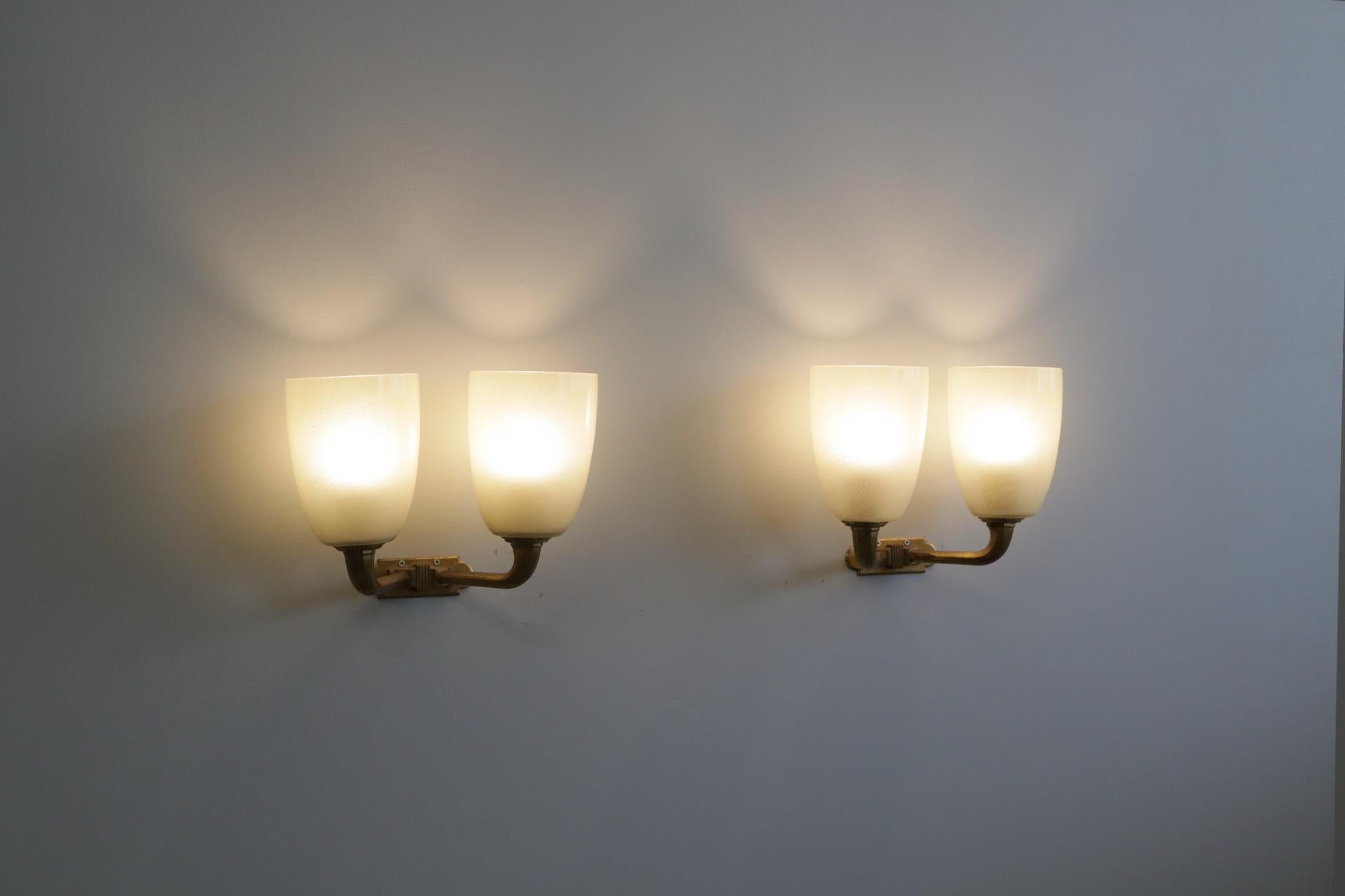 VENINI Coppia di lampade da parete 1