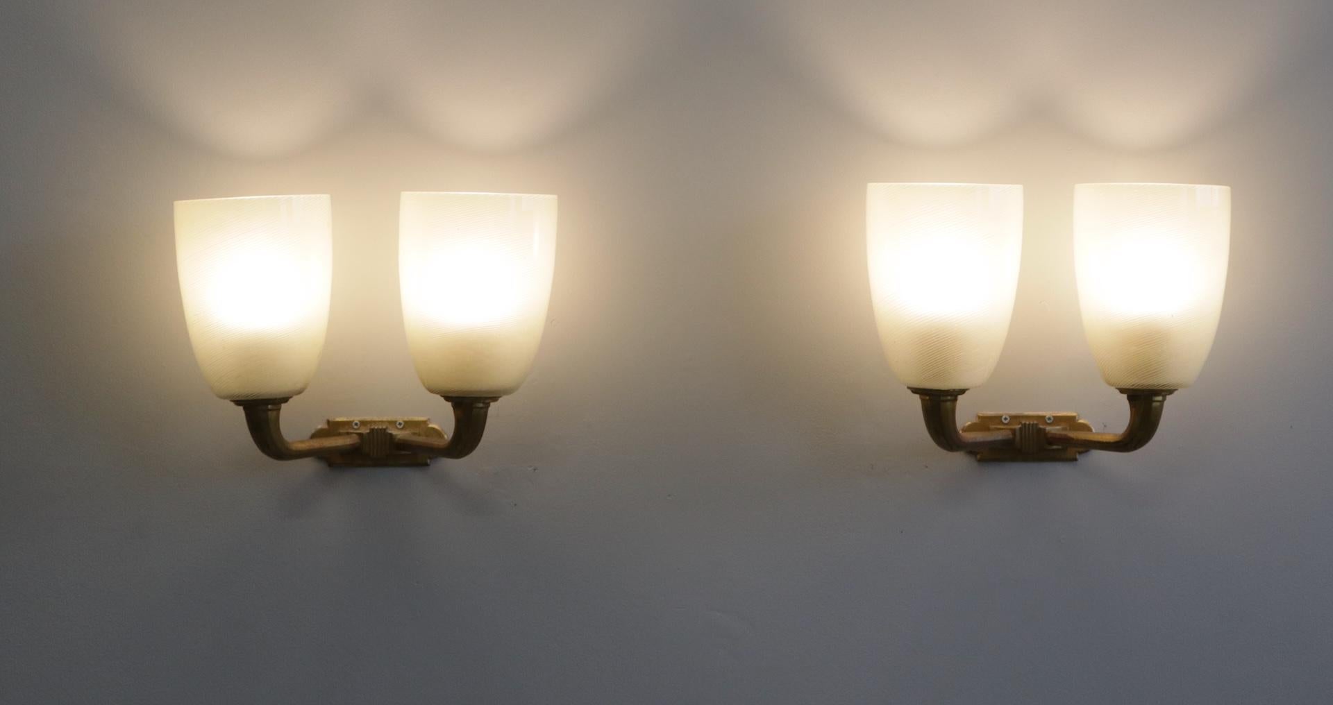VENINI Coppia di lampade da parete 2