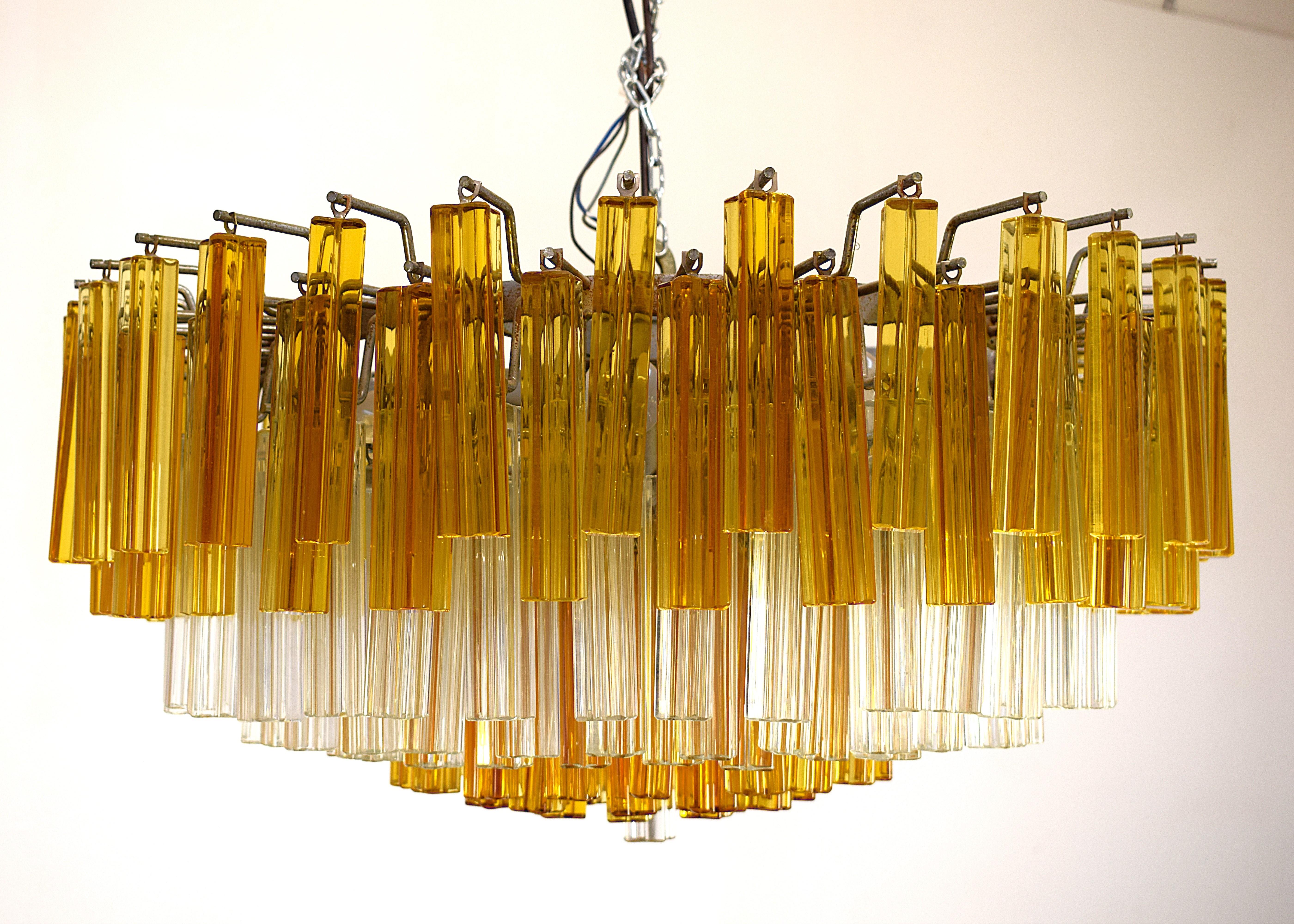 Venini - Coppia Lampadari Quadrilobi, 1960 en venta 5