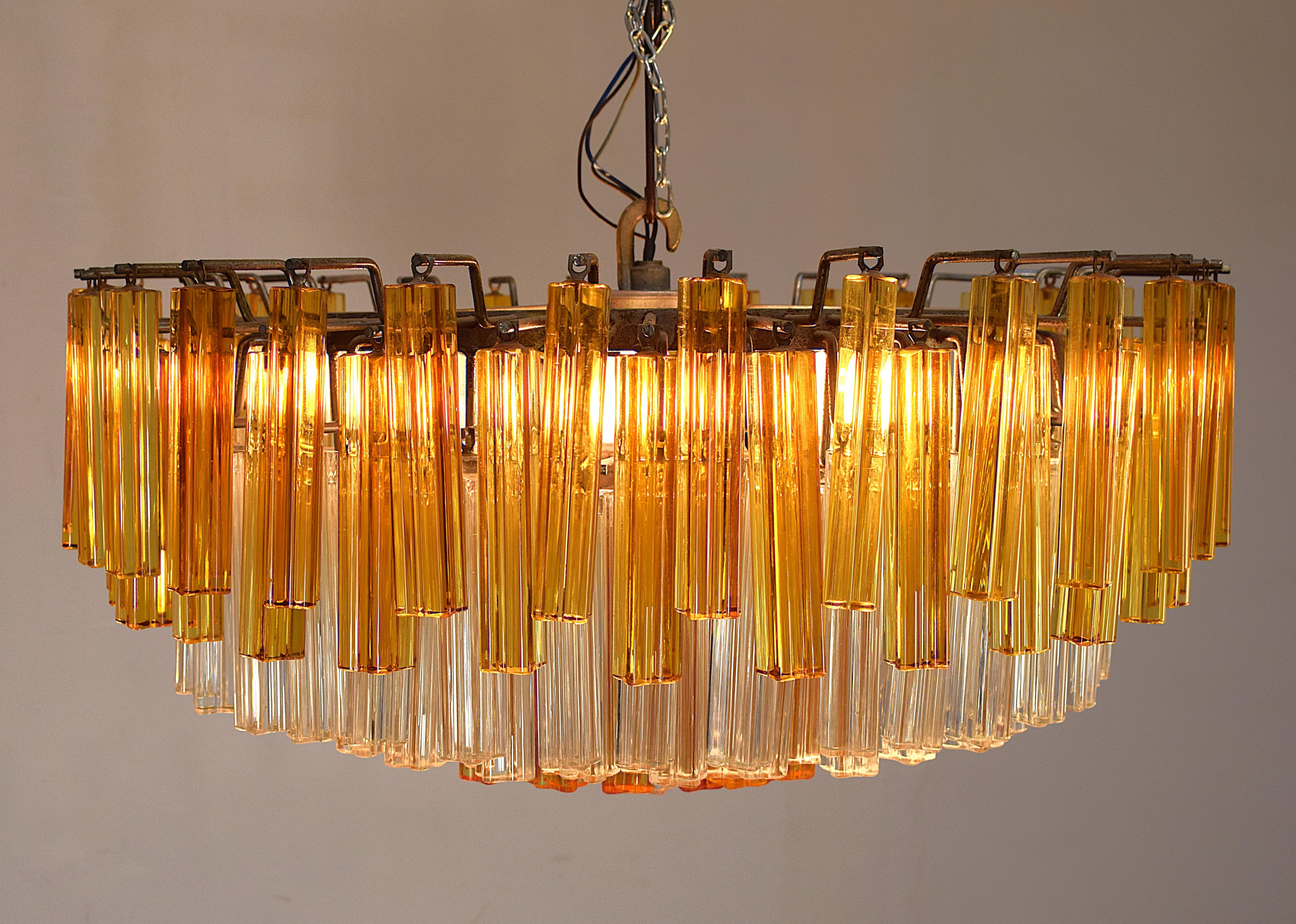Venini - Coppia Lampadari Quadrilobi, 1960 en venta 10