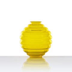 Venini Deco 707.07 Medium Ginkgo Biloba Glass Vase Napoleon Martinuzzi Damiani