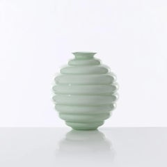 Venini Deco 707.07 Medium Verde Rio - Glass Vase - Napoleone Martinuzzi Damiani