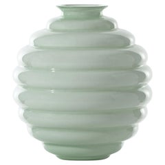 Venini Deco 707.07 Medium Verde Rio - Glass Vase - Napoleone Martinuzzi Damiani
