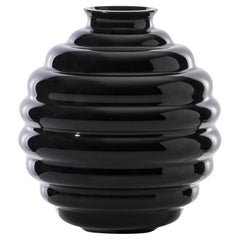 Venini Deco 707.08 Klein Schwarz - Glasvase - Napoleone Martinuzzi - Damiani