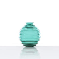 Venini Deco 707.08 Paraiba Pequeño - Jarrón de cristal - Napoleone Martinuzzi - Damiani