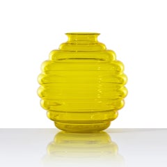 Venini Deco 707.10 Large Ginkgo Biloba Glass Vase - Napoleone Martinuzzi Damiani