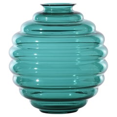 Venini Deco 707.10 Large Paraiba - Glass Vase - Napoleone Martinuzzi - Damiani
