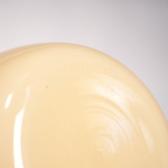 VENINI Dogon Jarrón de cristal de Murano color marfil, Firmado 2009, Made in Italy con caja