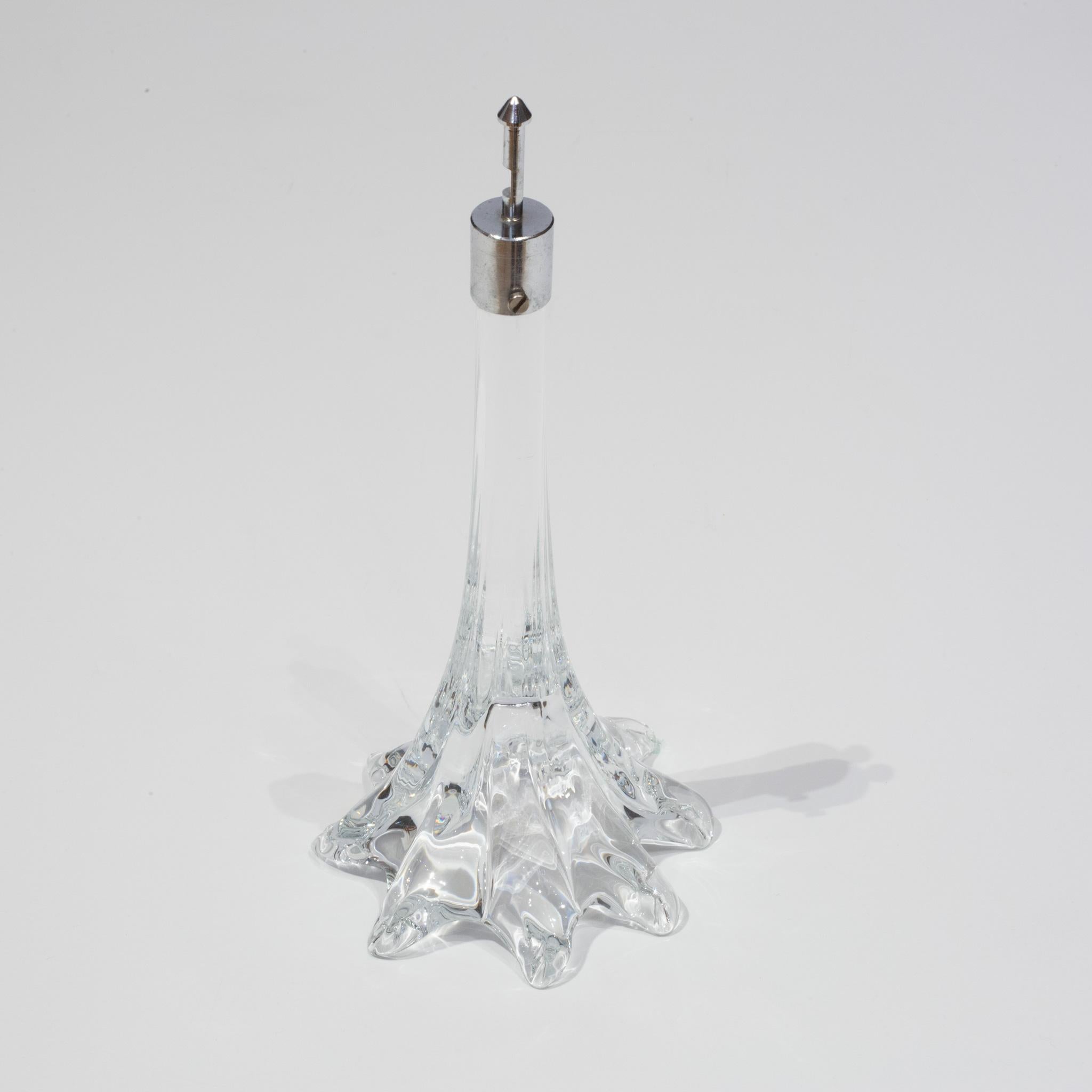 Großer Kronleuchter aus mundgeblasenem Murano-Kristall Flowers-for-Venini Esprit Crystal  im Angebot 5