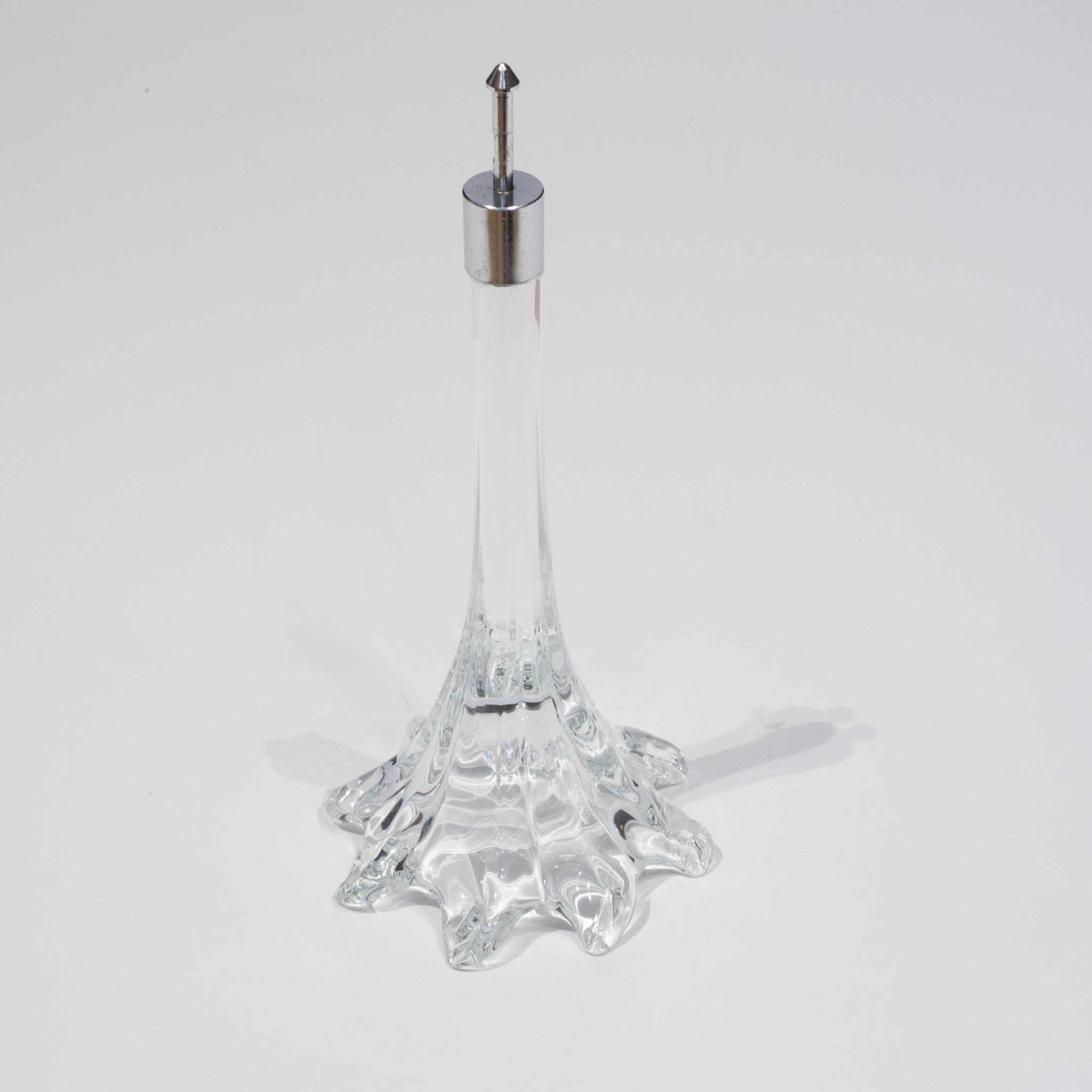 Hand Blown Large Murano Crystal Flowers-for-Venini Esprit Crystal Chandelier  For Sale 8
