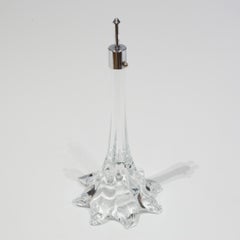 Hand Blown Large Murano Crystal Flowers for Venini Esprit Crystal Chandelier