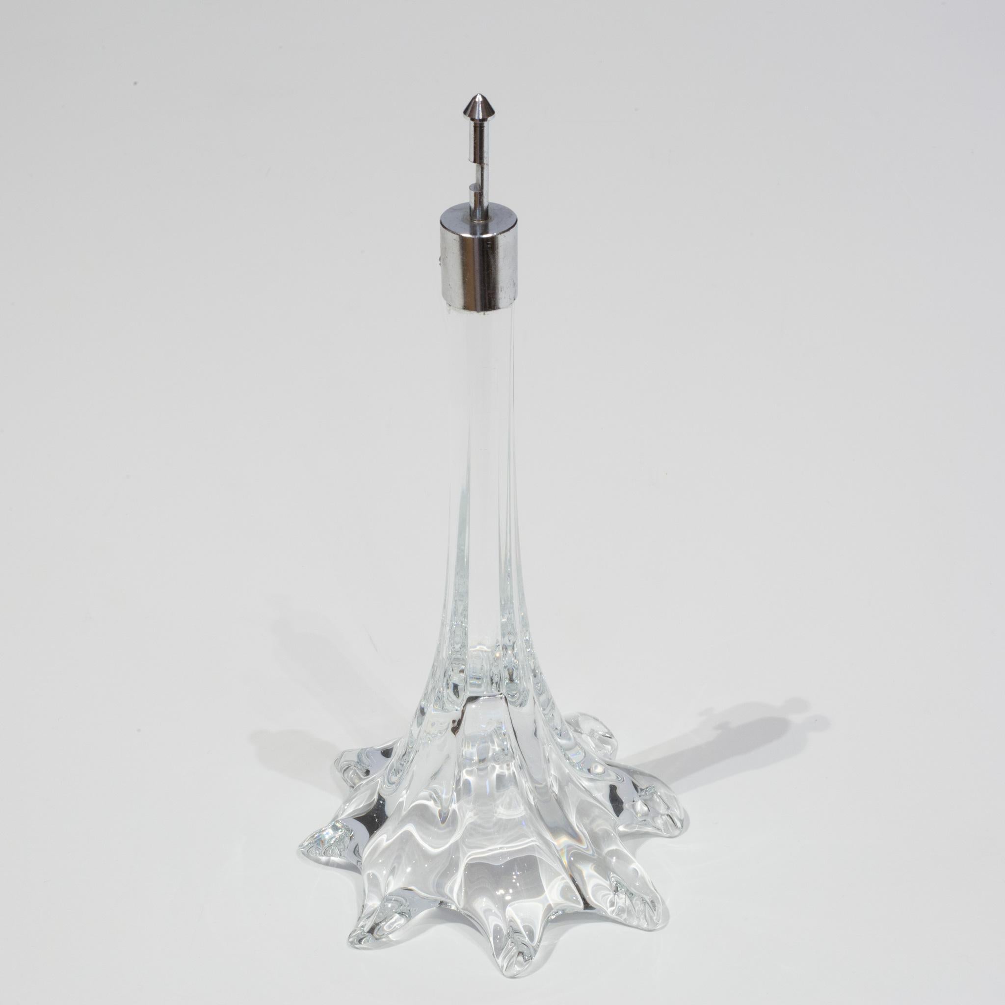 Großer Kronleuchter aus mundgeblasenem Murano-Kristall Flowers-for-Venini Esprit Crystal  (Moderne) im Angebot