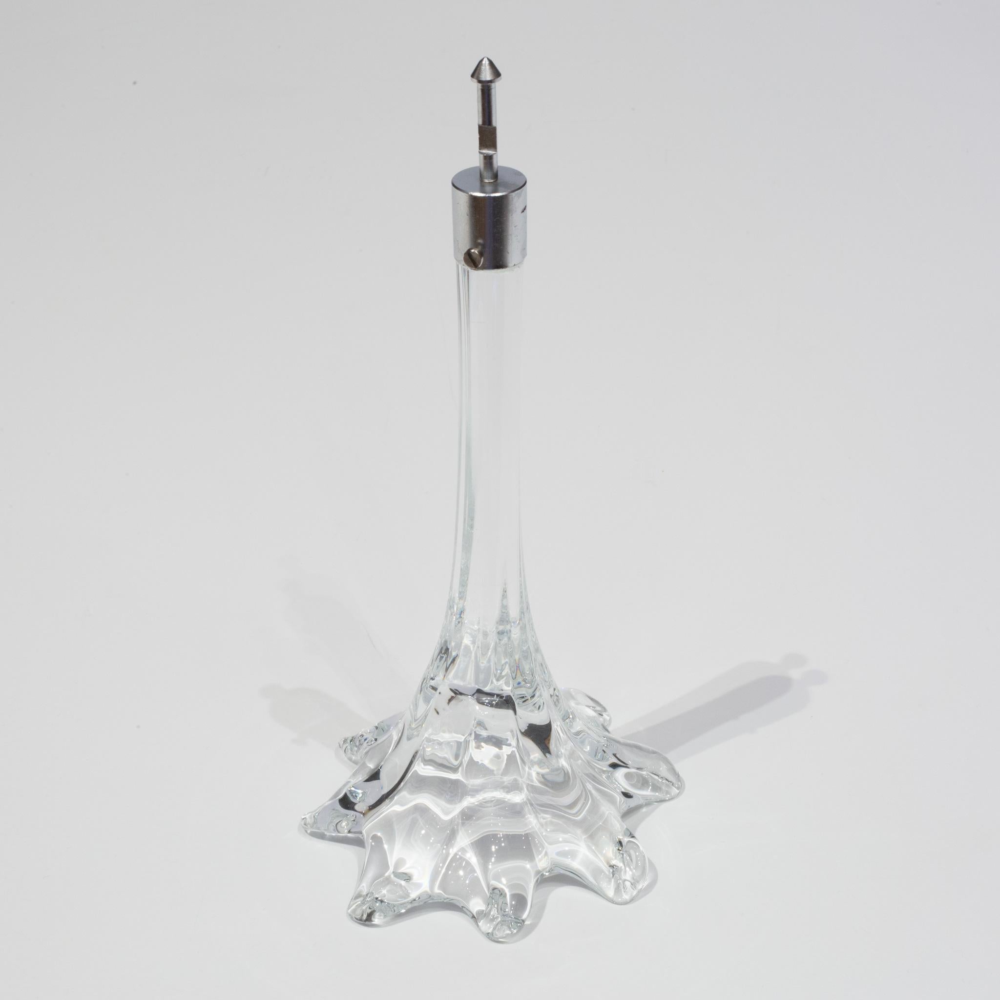 Großer Kronleuchter aus mundgeblasenem Murano-Kristall Flowers-for-Venini Esprit Crystal  (Handgefertigt) im Angebot
