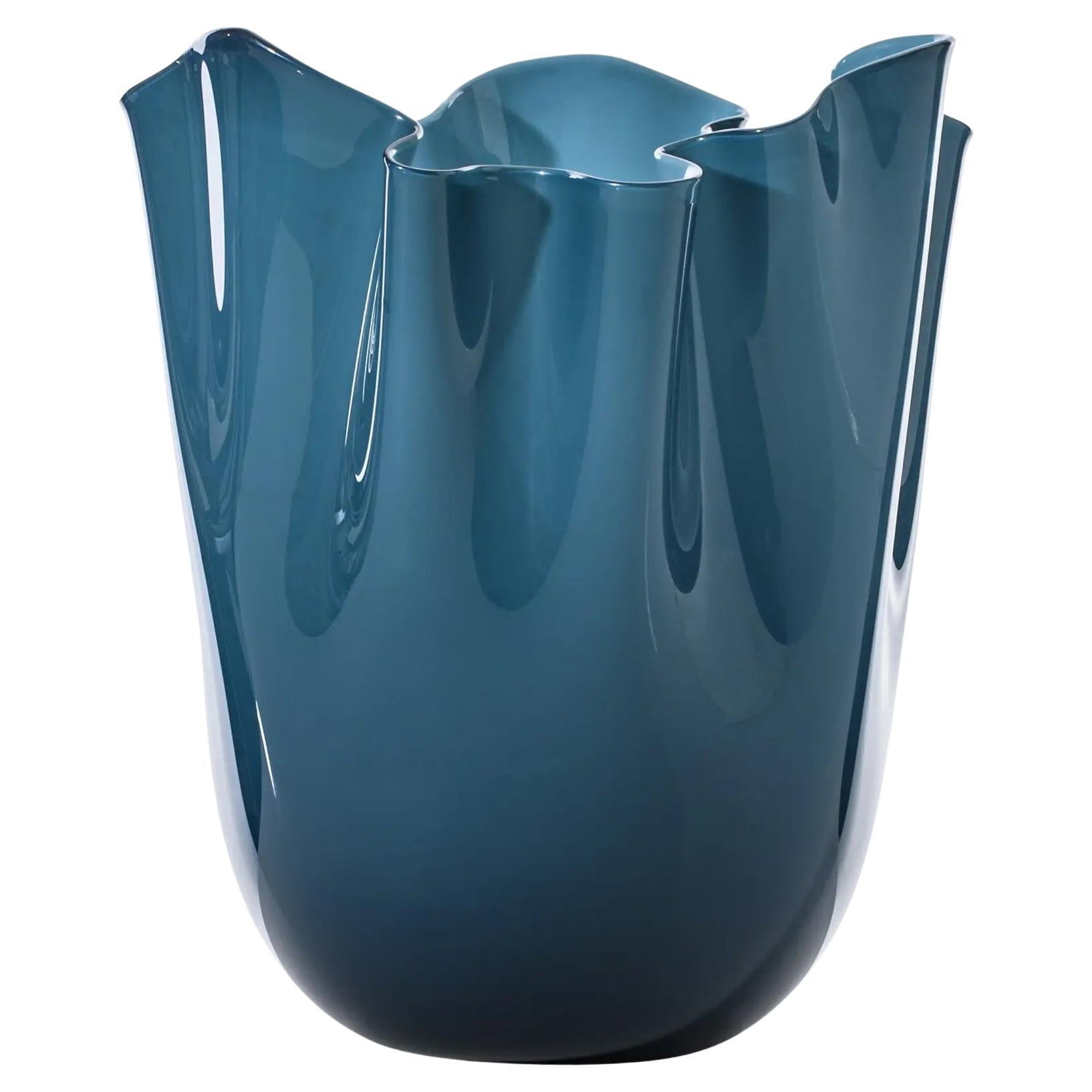 Venini Fazzoletto 700.00 Large Horizon - Glass Vase Fulvio Bianconi - Damiani
