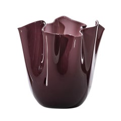 Venini Fazzoletto 700.00 Large Viola - Glass Vase Fulvio Bianconi - Damiani